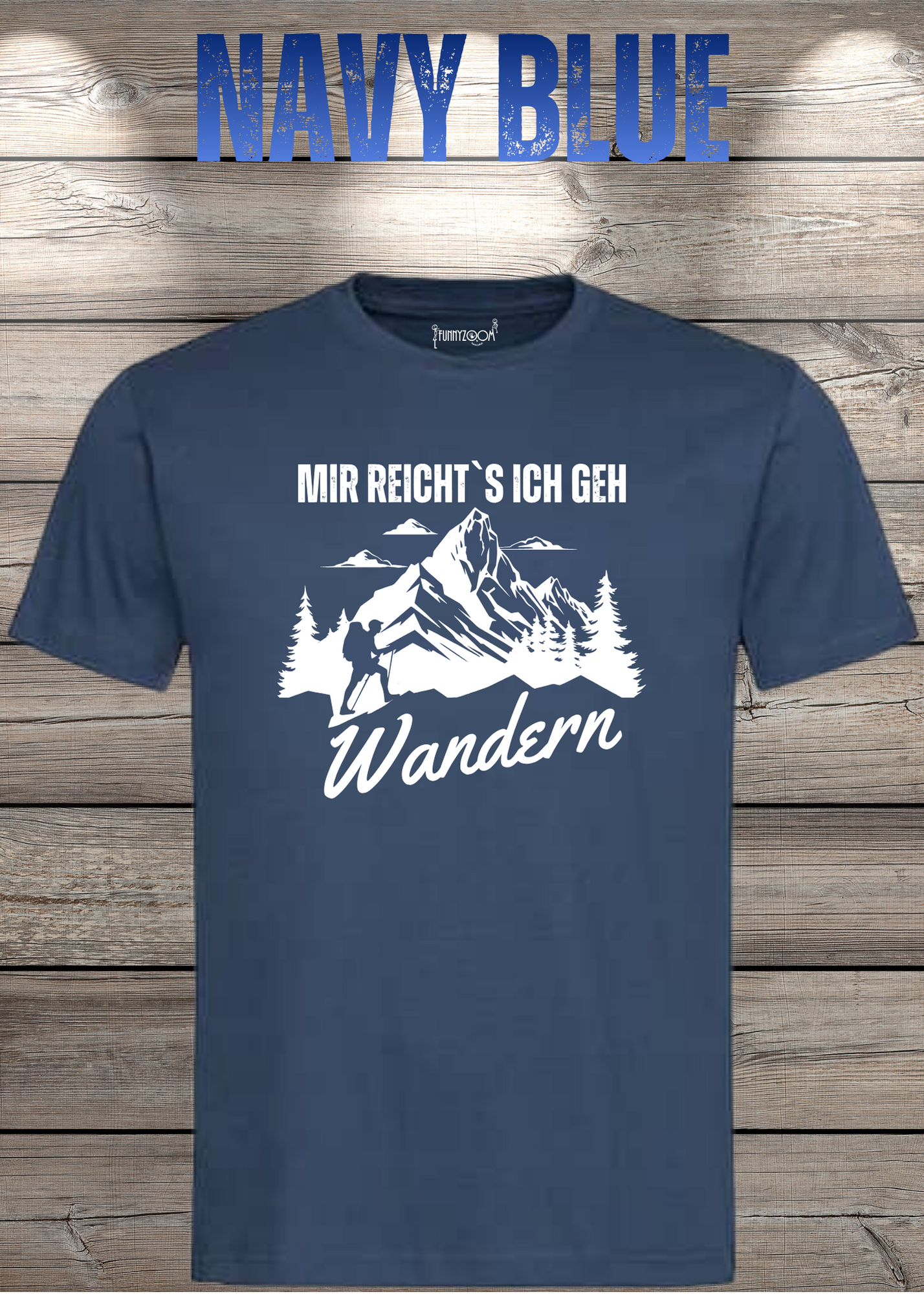 T-Shirt 'Mir reichts ich geh wandern!' - Witziges Wanderer Geschenk Unisex