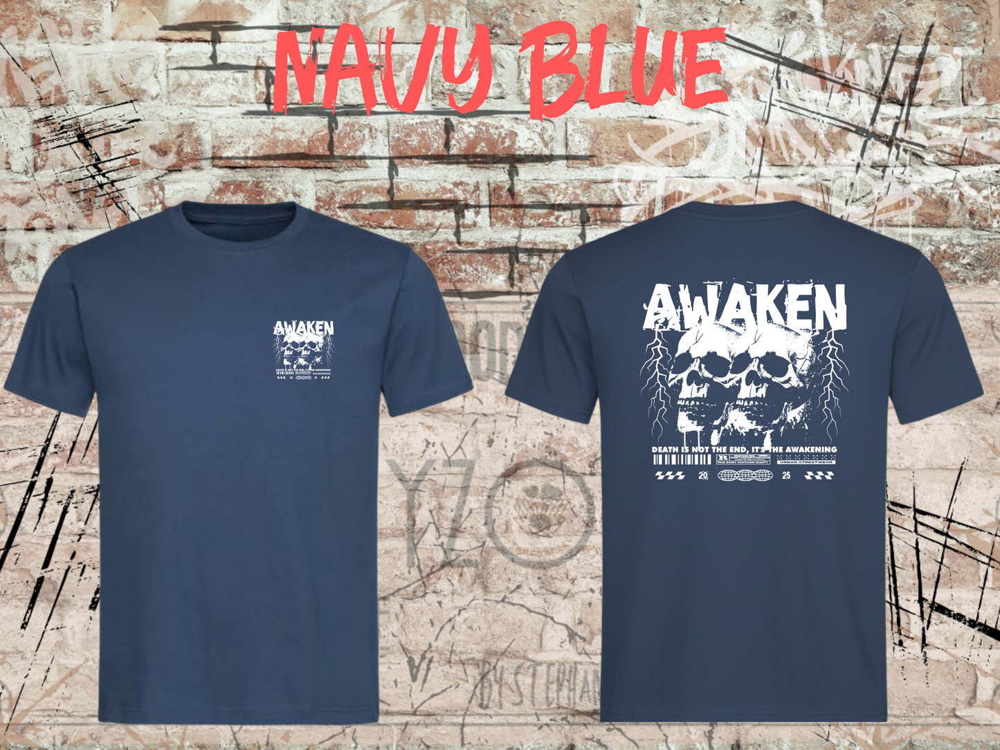 Awaken the Death - Gothic Skull T-Shirt mit Totenkopf