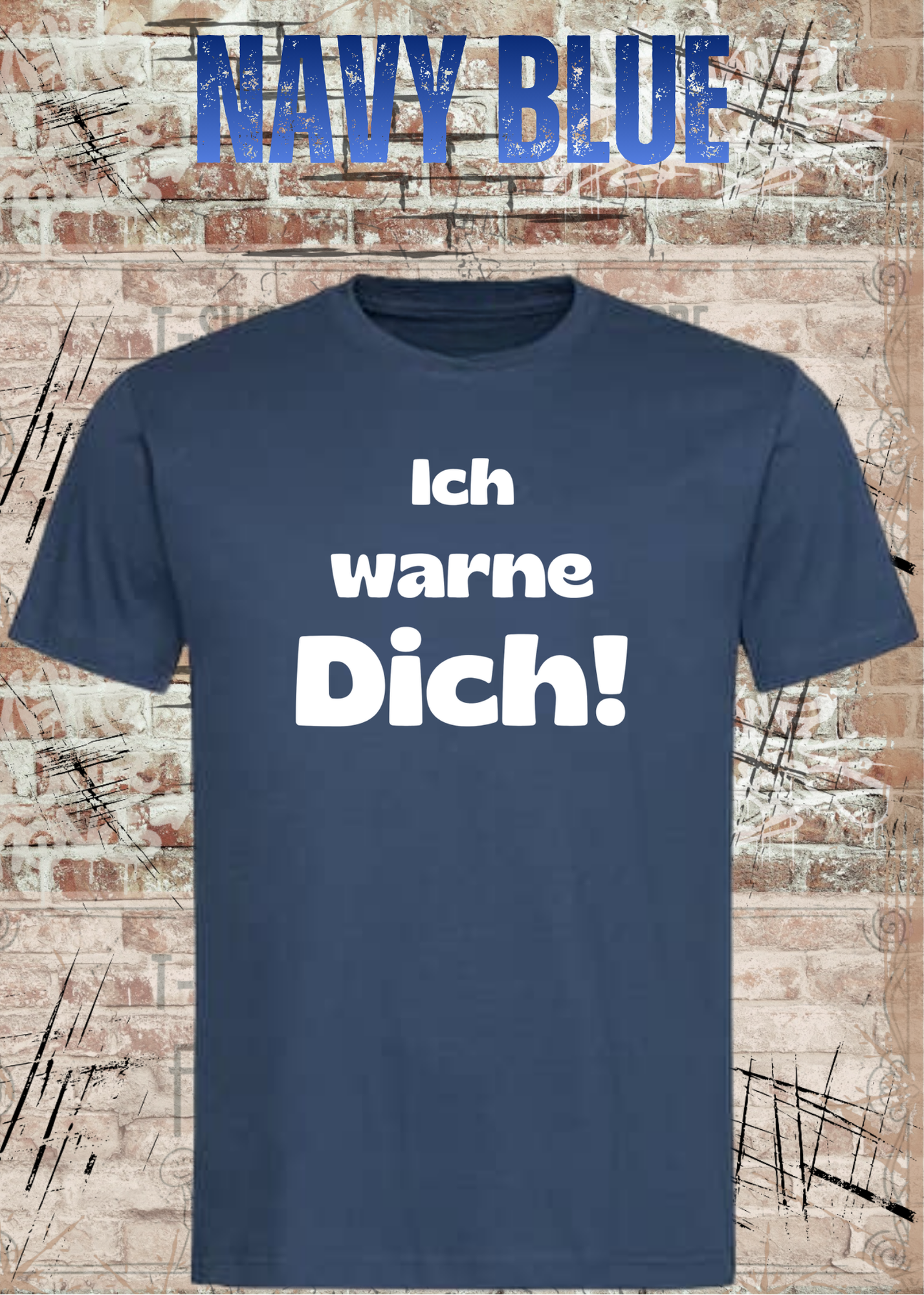 Ich warne Dich! Lustiges Spruch T-Shirt | Witziges Unisex Humor Shirt für Damen & Herren