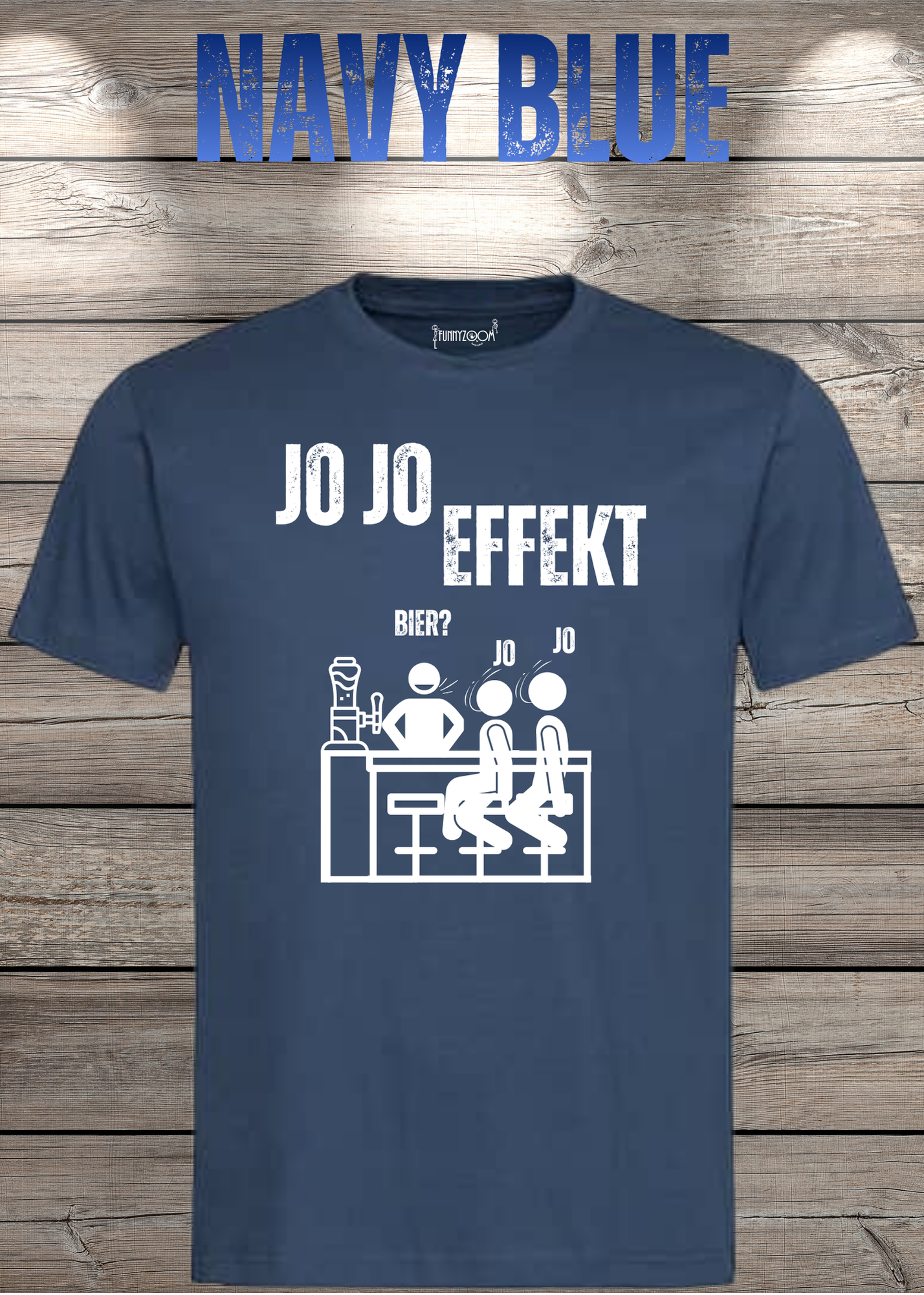 JO JO Effekt T-Shirt – Lustiges Biertrinker Shirt für Männer – Perfektes Geschenk