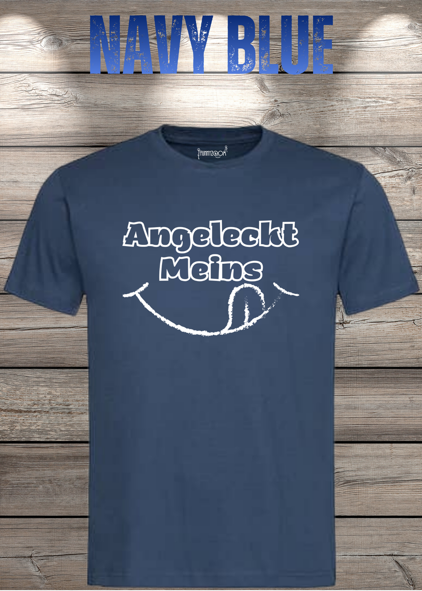 T-Shirt Angeleckt Meins - Lustige Sprüche Geschenkidee - Geburtstag Freizeit Unisex viele Farben