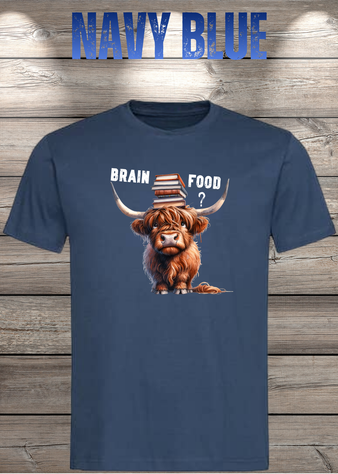 Highland Kuh Unisex T-Shirt Brain food?