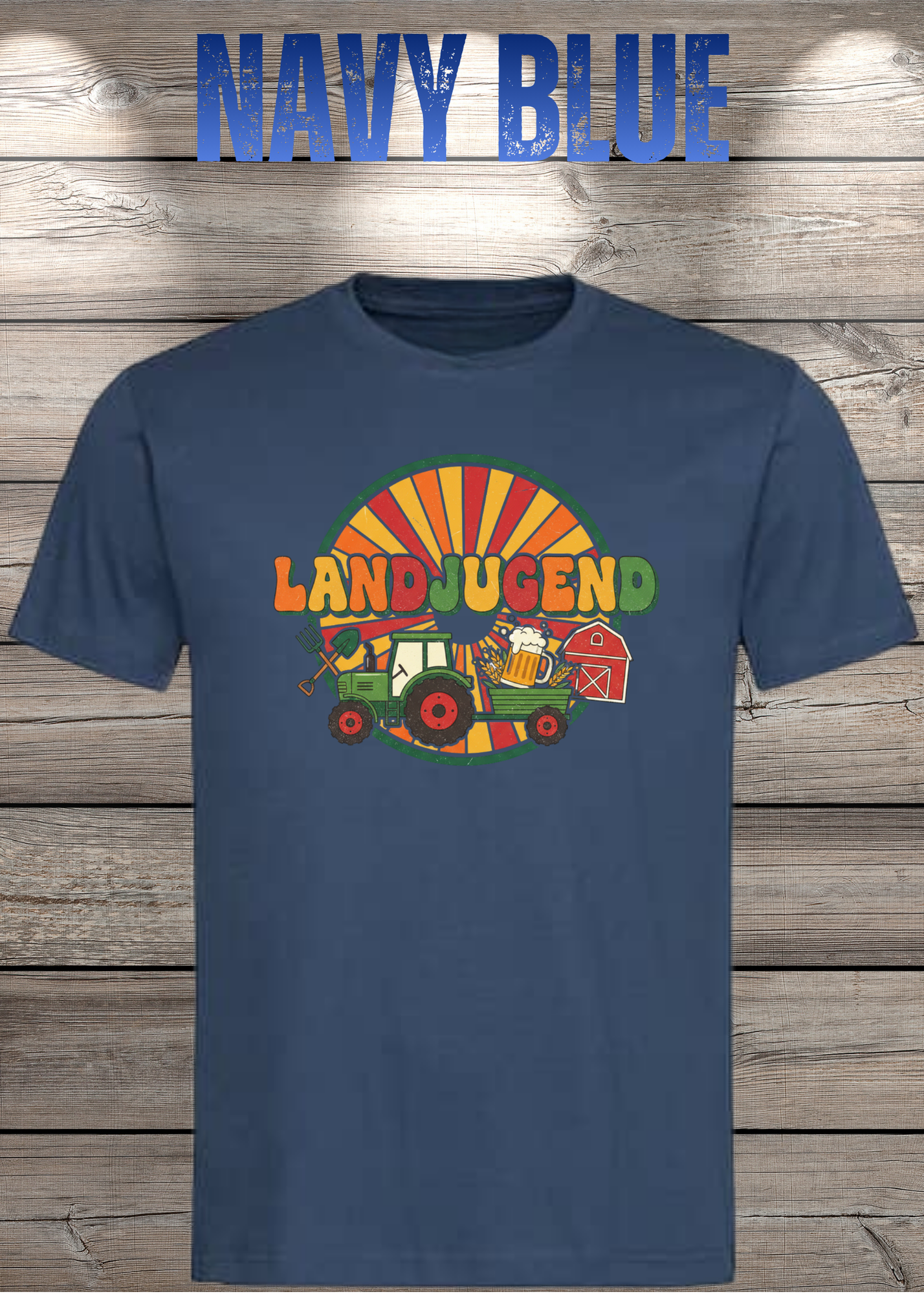 T-Shirt 'Landjugend' - Witziges Statement-Shirt für Landliebhaber