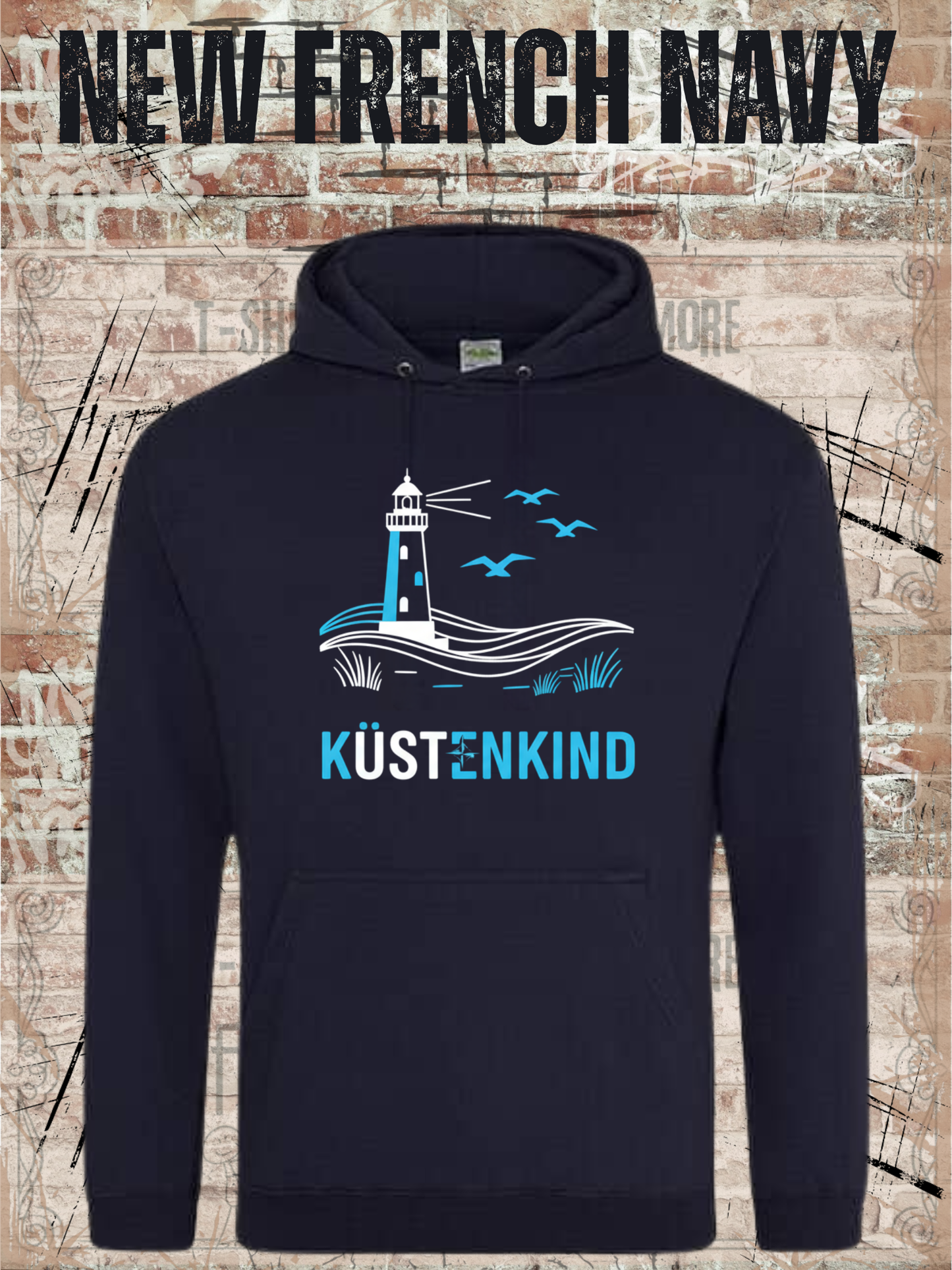 Unisex Hoodie Küstenkind - Leuchtturm Design Ostsee Nordsee