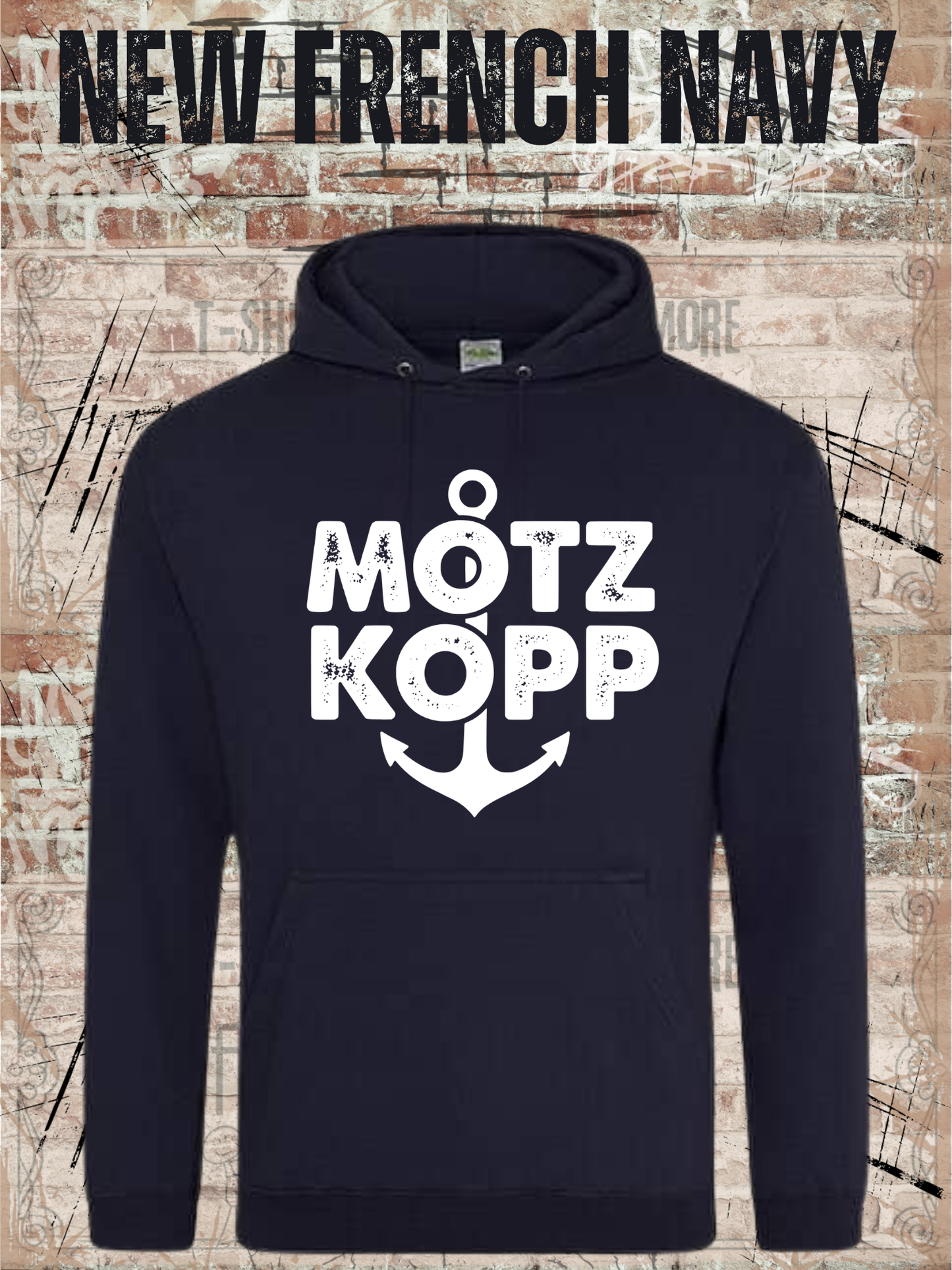 Unisex Hoodie Motz Kopp - Norddeutsch Maritime Mode