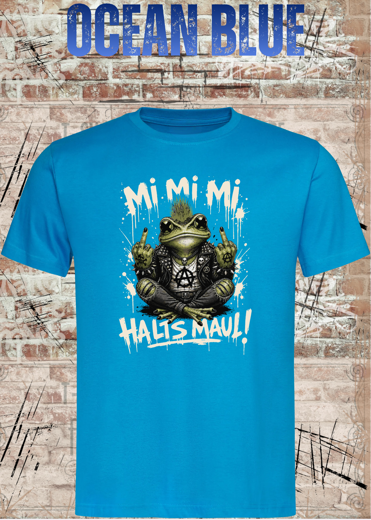 Motz-Frosch Fridolin T-Shirt – Mi Mi Mi Halt’s Maul Punk Shirt
