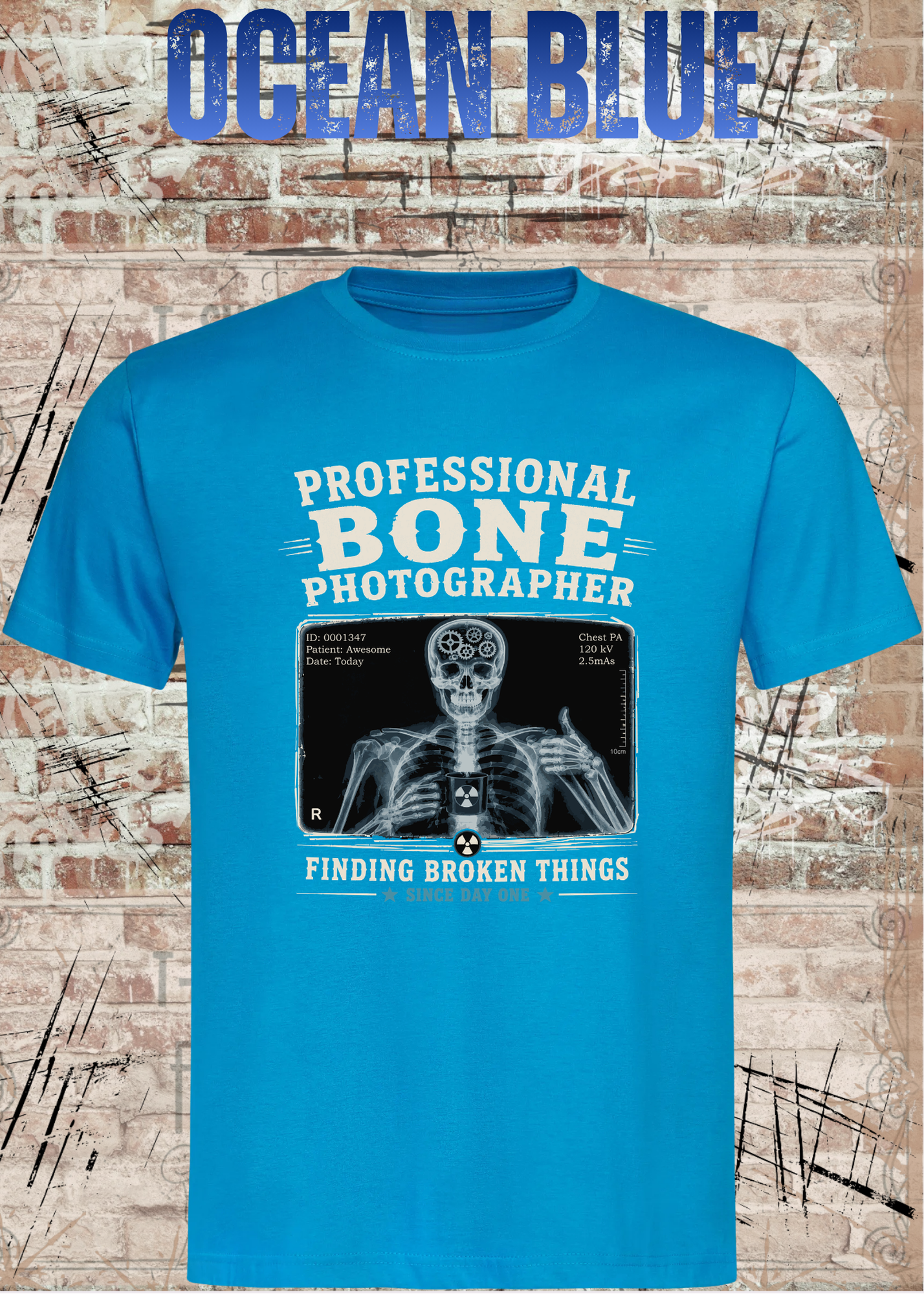 Professional Bone Photographer T-Shirt – Lustiges Radiologie Shirt für Röntgen & Krankenhaus