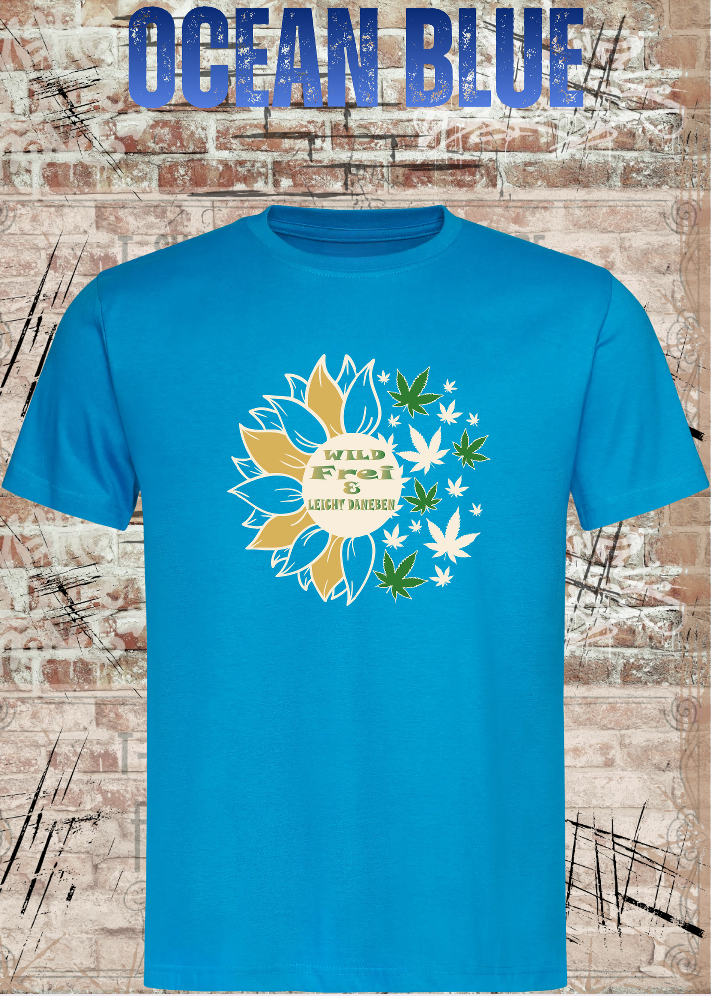 Wild Frei & Leicht Daneben Sonnenblumen Unisex T-Shirt