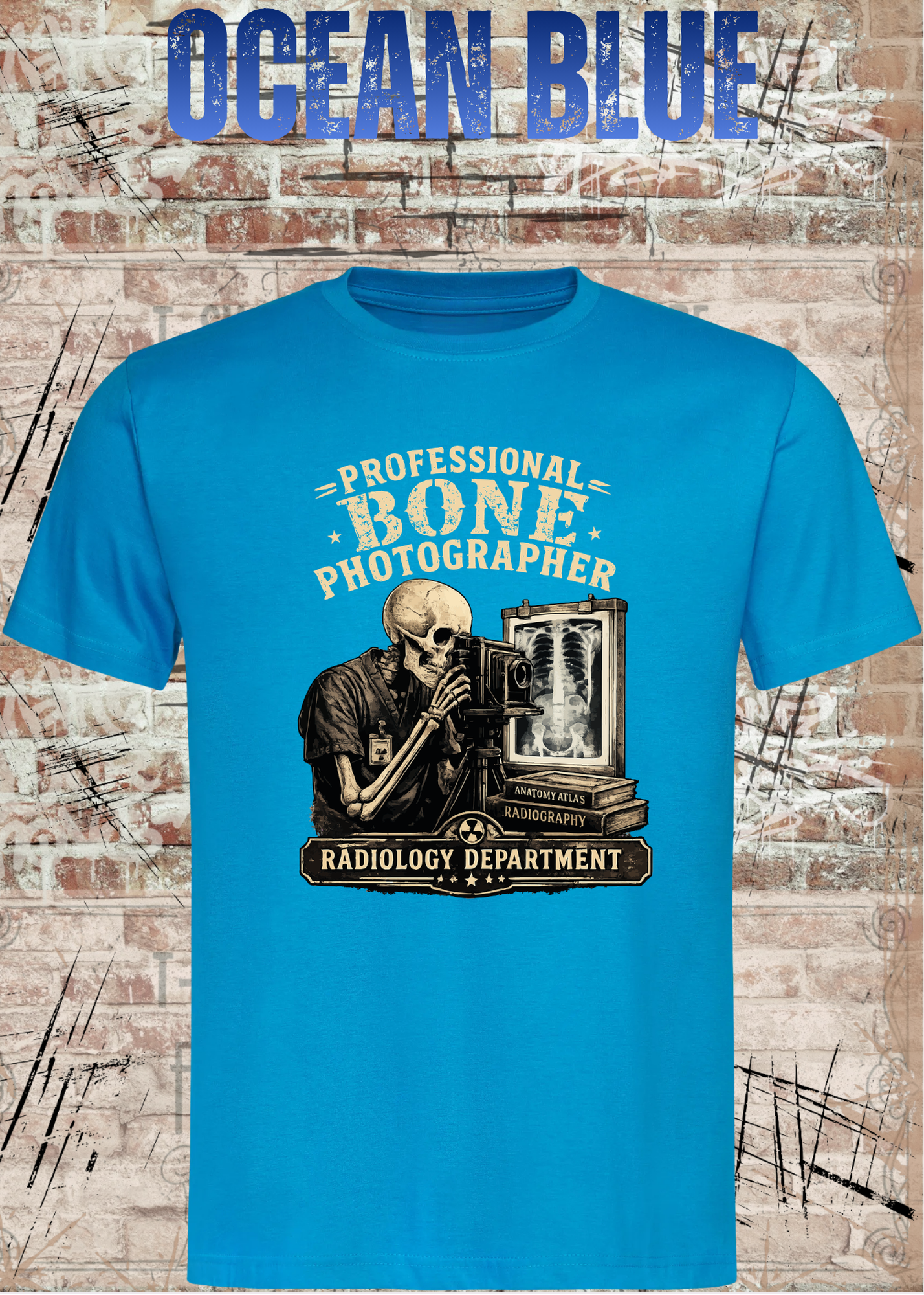 Professional Bone Photographer T-Shirt – Radiology Department Shirt für Röntgen & Klinik