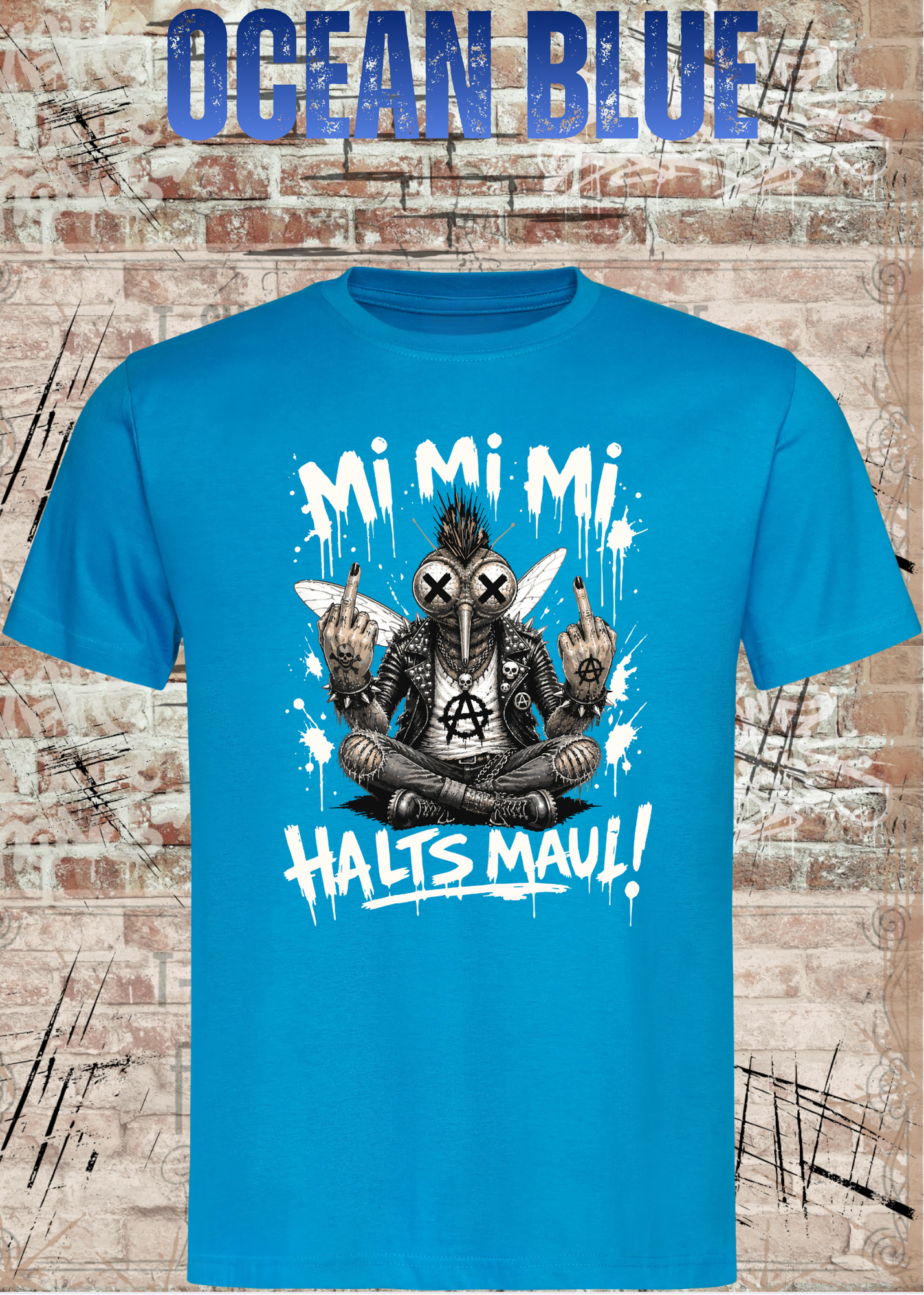 Stech-Mücke Manni T-Shirt – Mi Mi Mi Halt’s Maul Punk Shirt