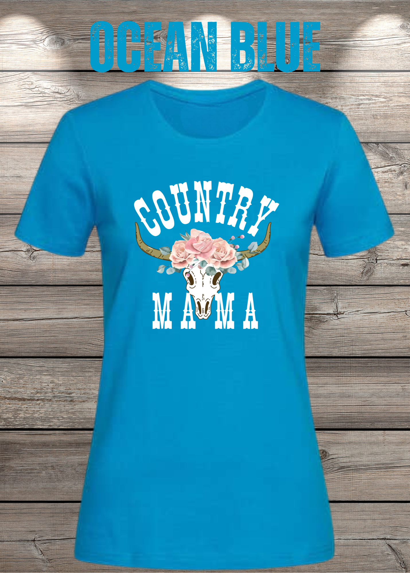 Country Mama T-Shirt - Freizeit Spruch Shirt für Damen