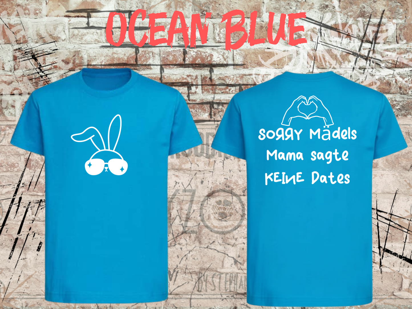 Jungen T-Shirt Sorry Mädels Mama sagte keine Dates Lustiges T-Shirt Geschenkidee T-Shirt Witziges T-Shirt mit Spruch In vielen Farben