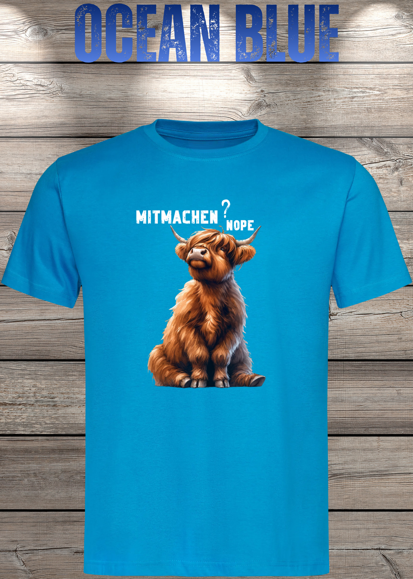 Highland Kuh Unisex T-Shirt Mitmachen? Nope