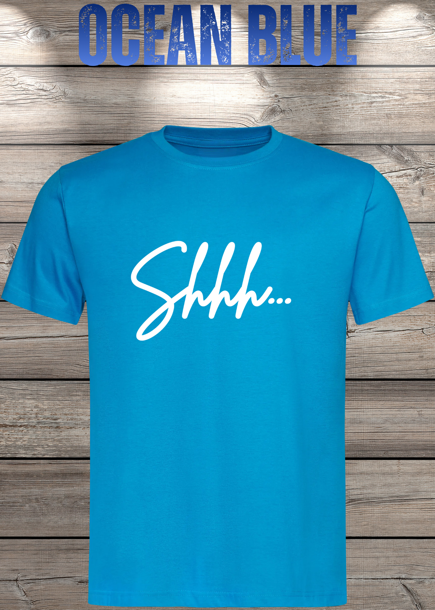 T-Shirt Shhh... - Geschenkidee T-Shirt - T-Shirt mit Spruch - Witziges T-Shirt - T-Shirt Freizeit - Lustiges T-Shirt Unisex