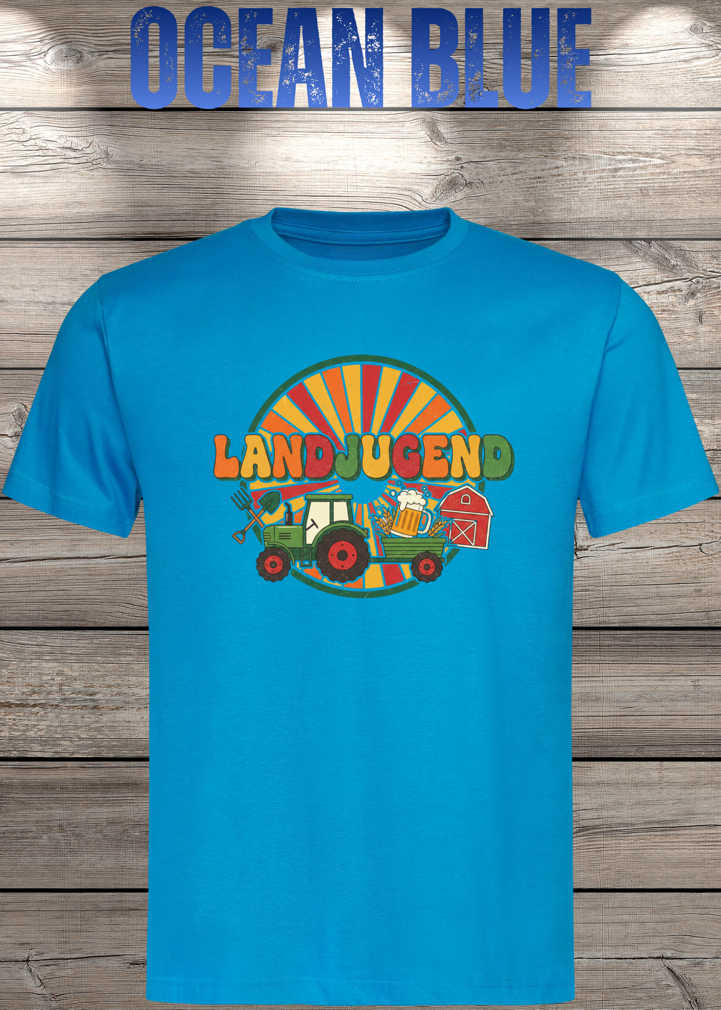 T-Shirt 'Landjugend' - Witziges Statement-Shirt für Landliebhaber
