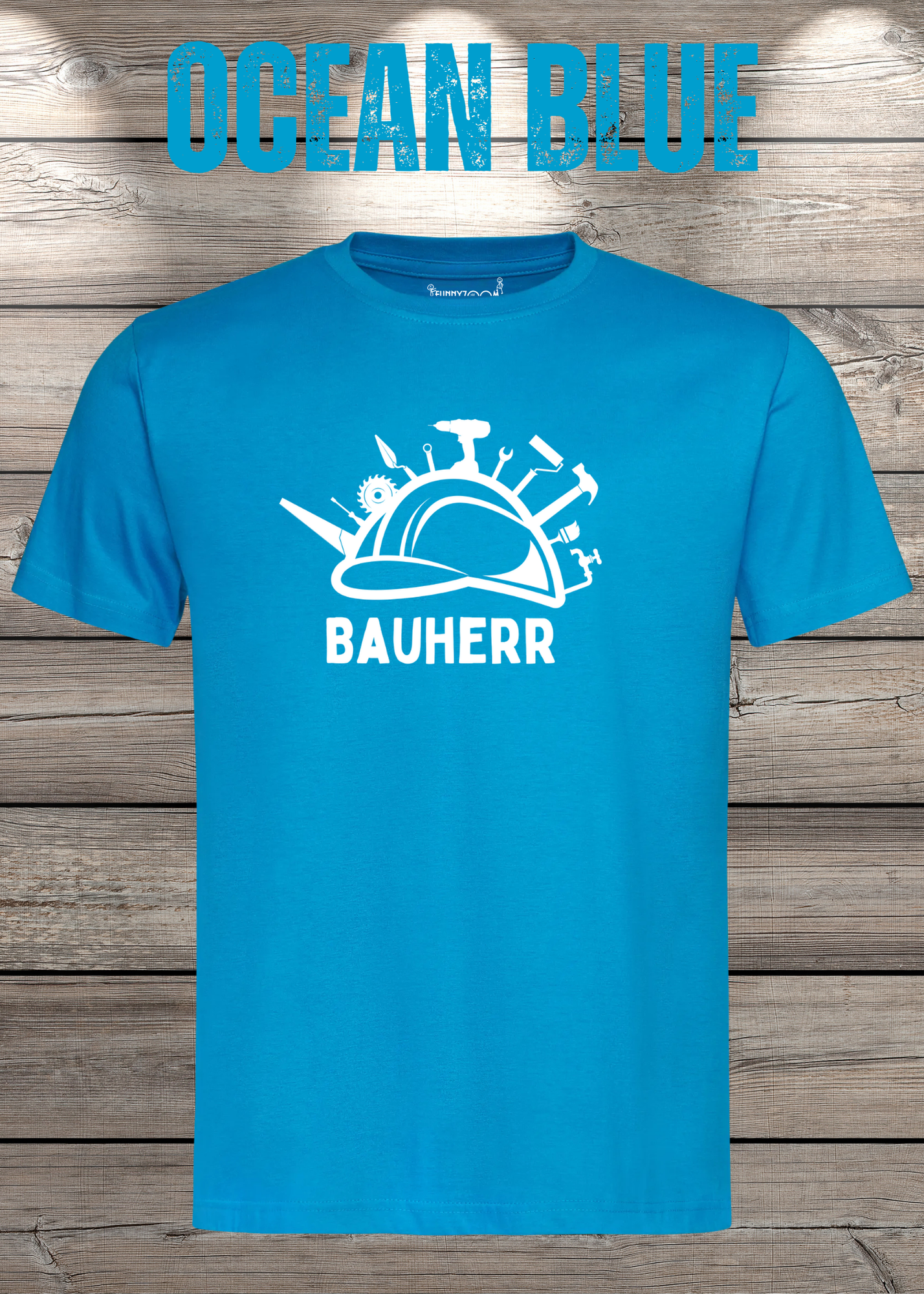 Herren T-Shirt Bauherr Geschenkidee für Hausbesitzer Witziges T-Shirt mit Spruch Lustiges Freizeit T-Shirt Haus bauen