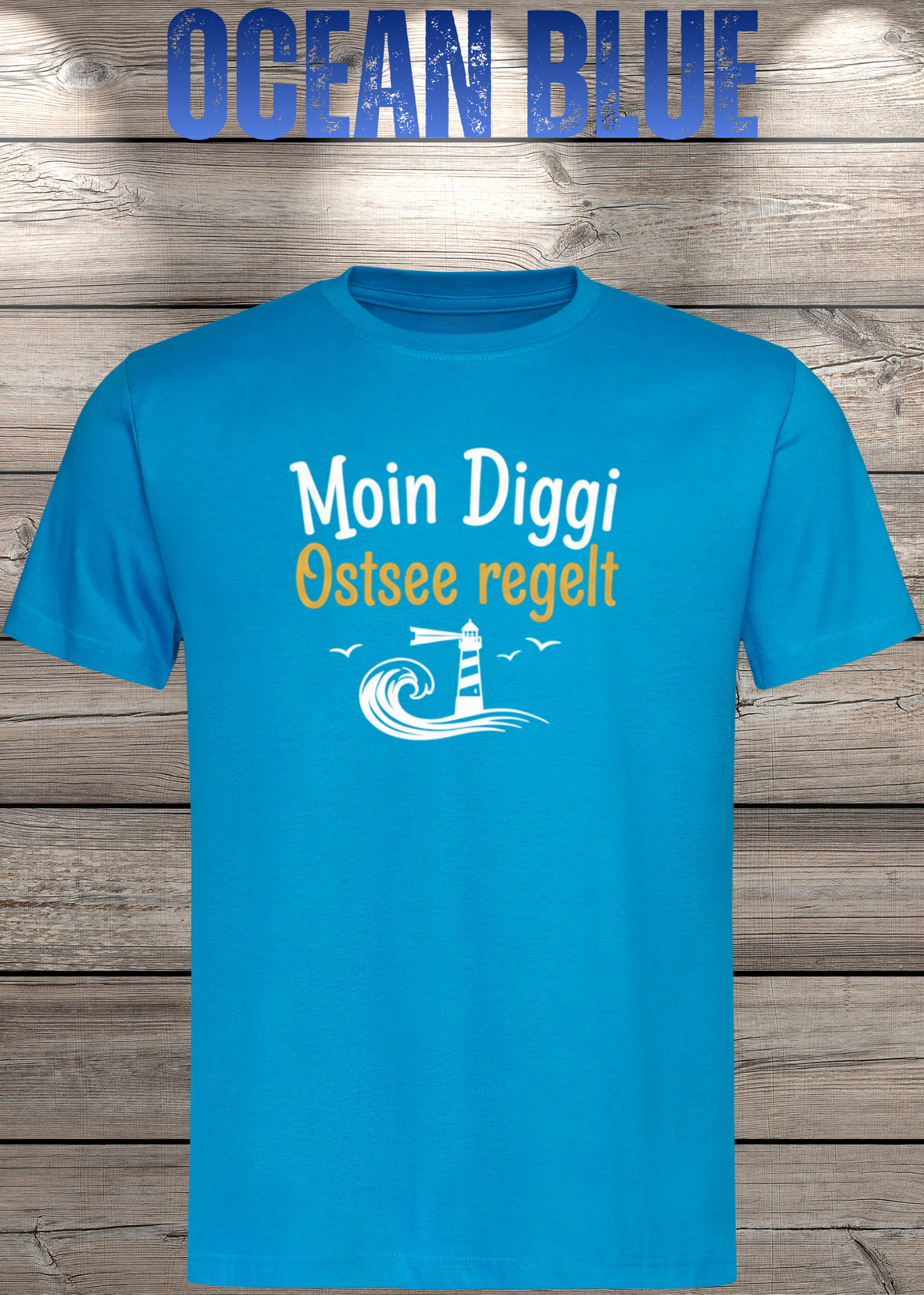 Unisex T-Shirt Moin Diggi Ostsee regelt