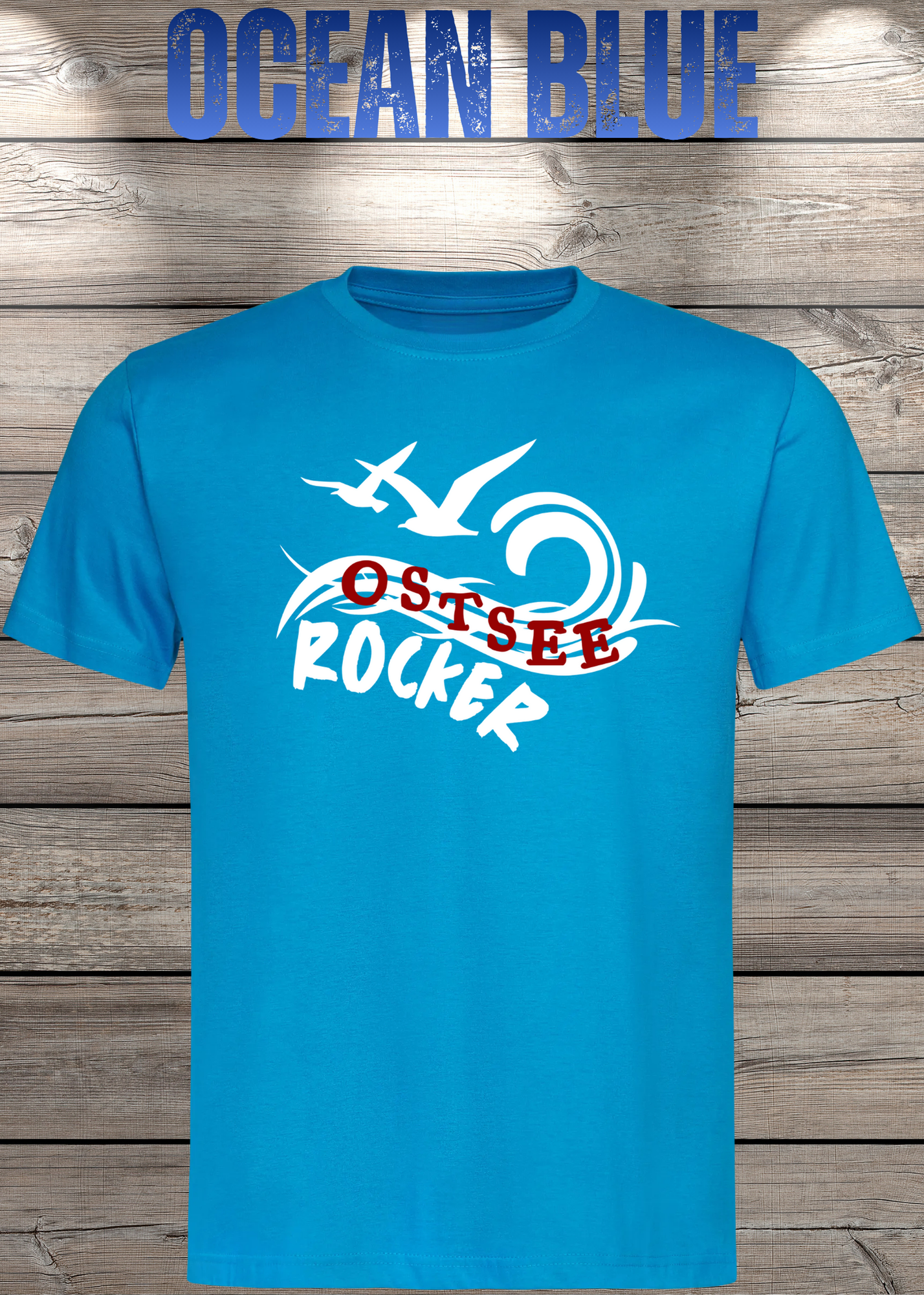 T-Shirt 'Ostsee Rocker' - Norddeutschland Geschenk Unisex Küsten-Style
