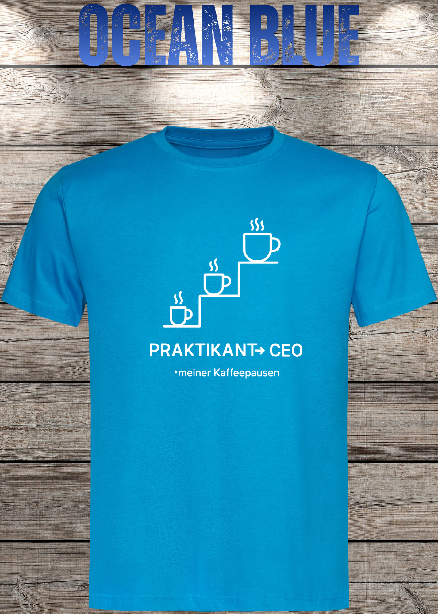 Unisex T-Shirt: Praktikant CEO meiner Kaffeepausen