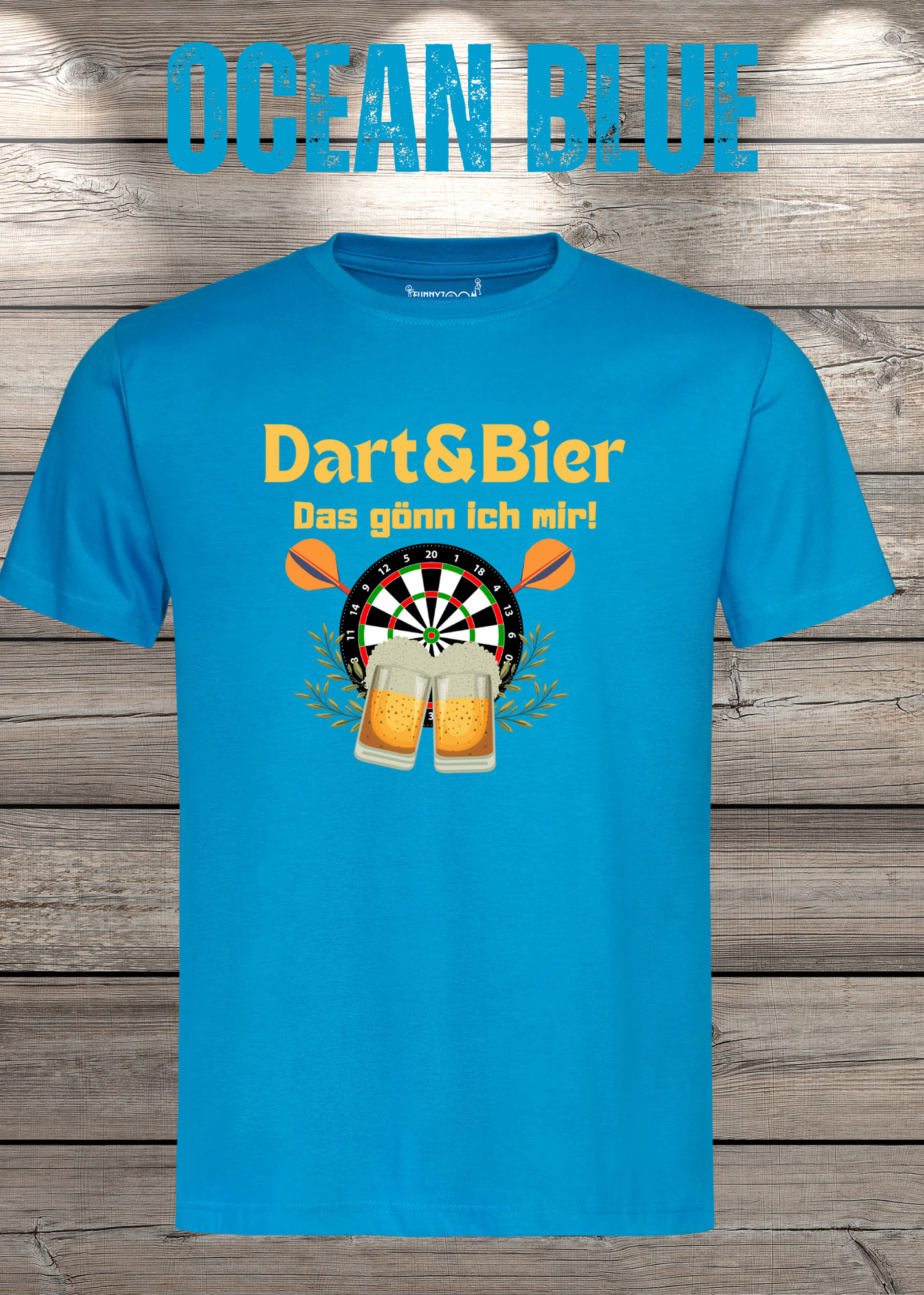 T-Shirt Dart & Bier das Gönn ich mir Witziges T-Shirt mit Spruch Geschenkidee Unisex