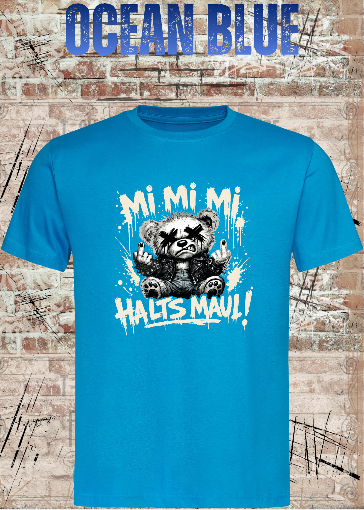 Mi Mi Mi Halt’s Maul T-Shirt – Frecher Teddy Spruch Unisex