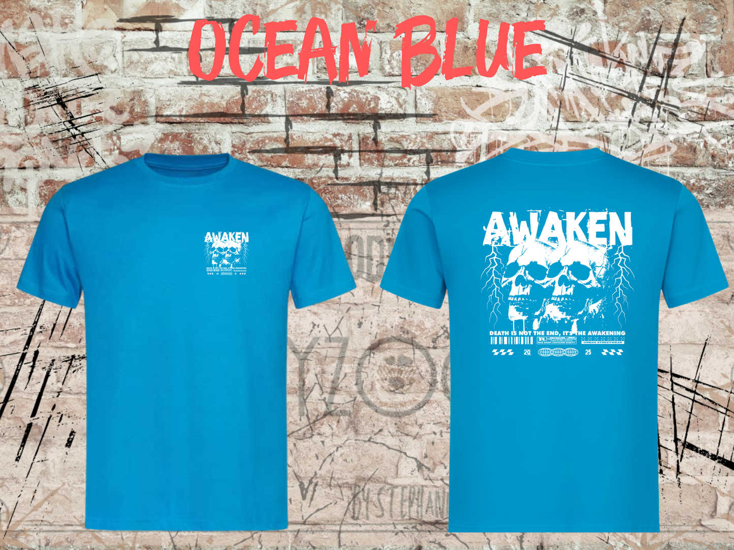 Awaken the Death - Gothic Skull T-Shirt mit Totenkopf