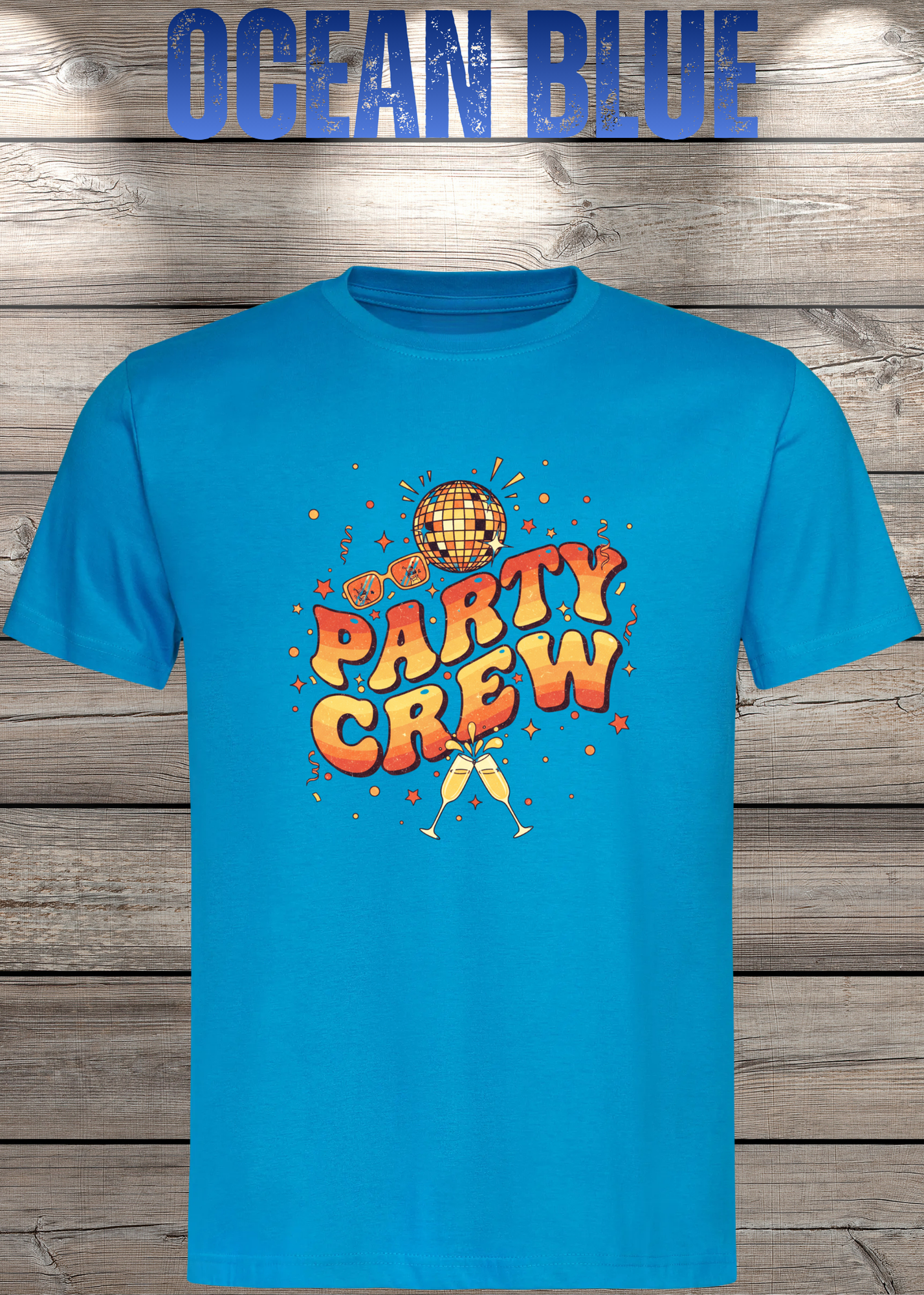 T-Shirt 'Party Crew' - Witziges Party-Shirt für echte Feierlöwen