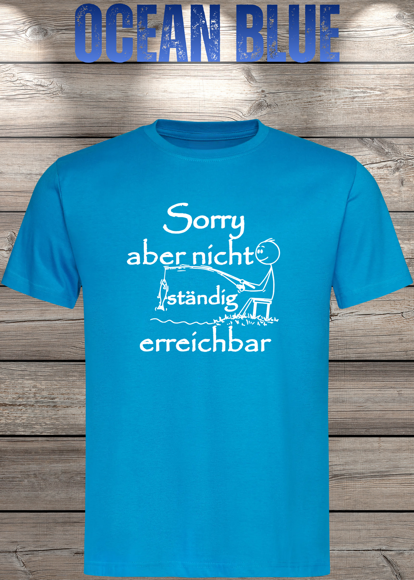 T-Shirt 'Sorry aber nicht ständig erreichbar' - Witziges Spruch-Shirt für Grenzensetzer