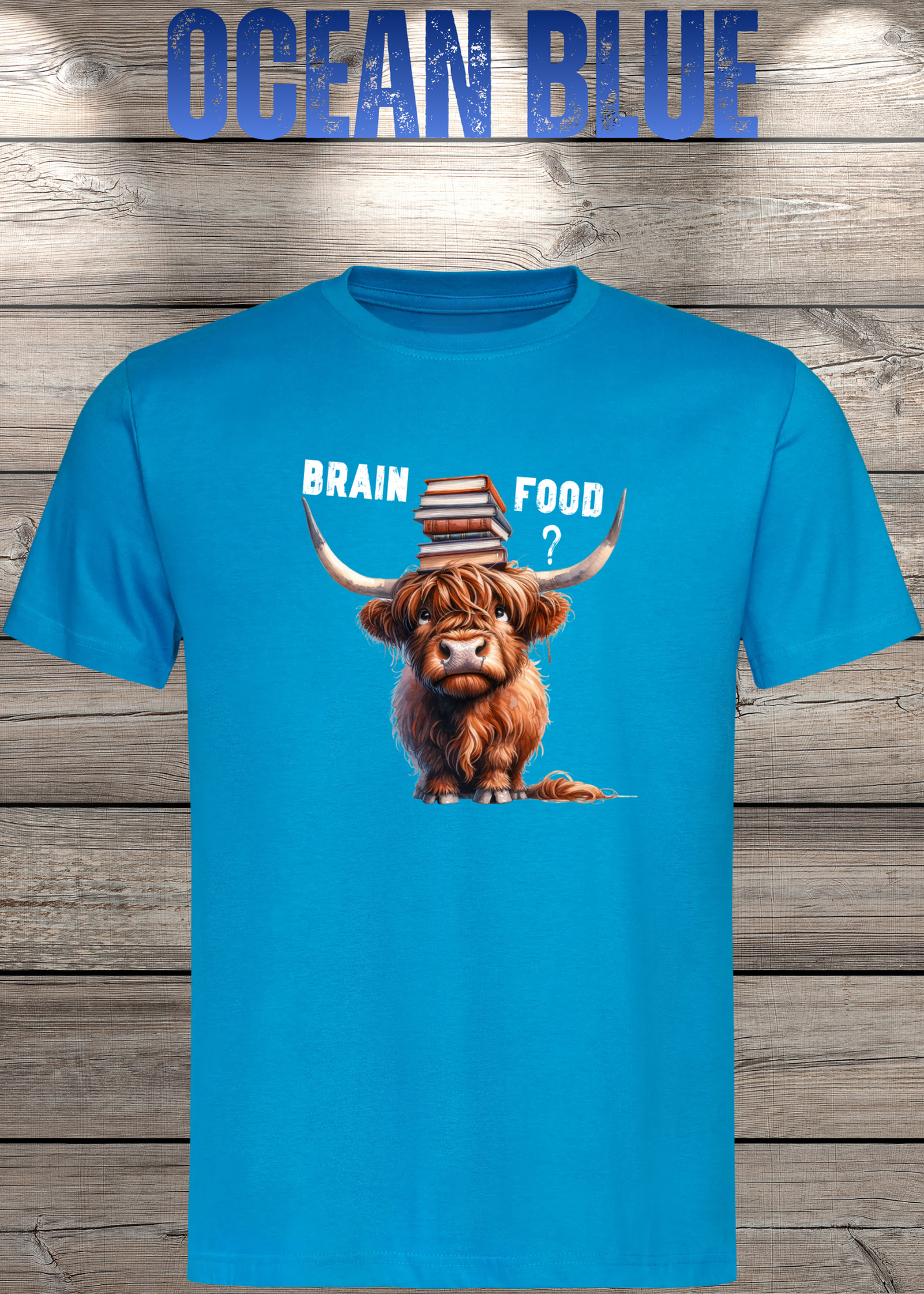 Highland Kuh Unisex T-Shirt Brain food?