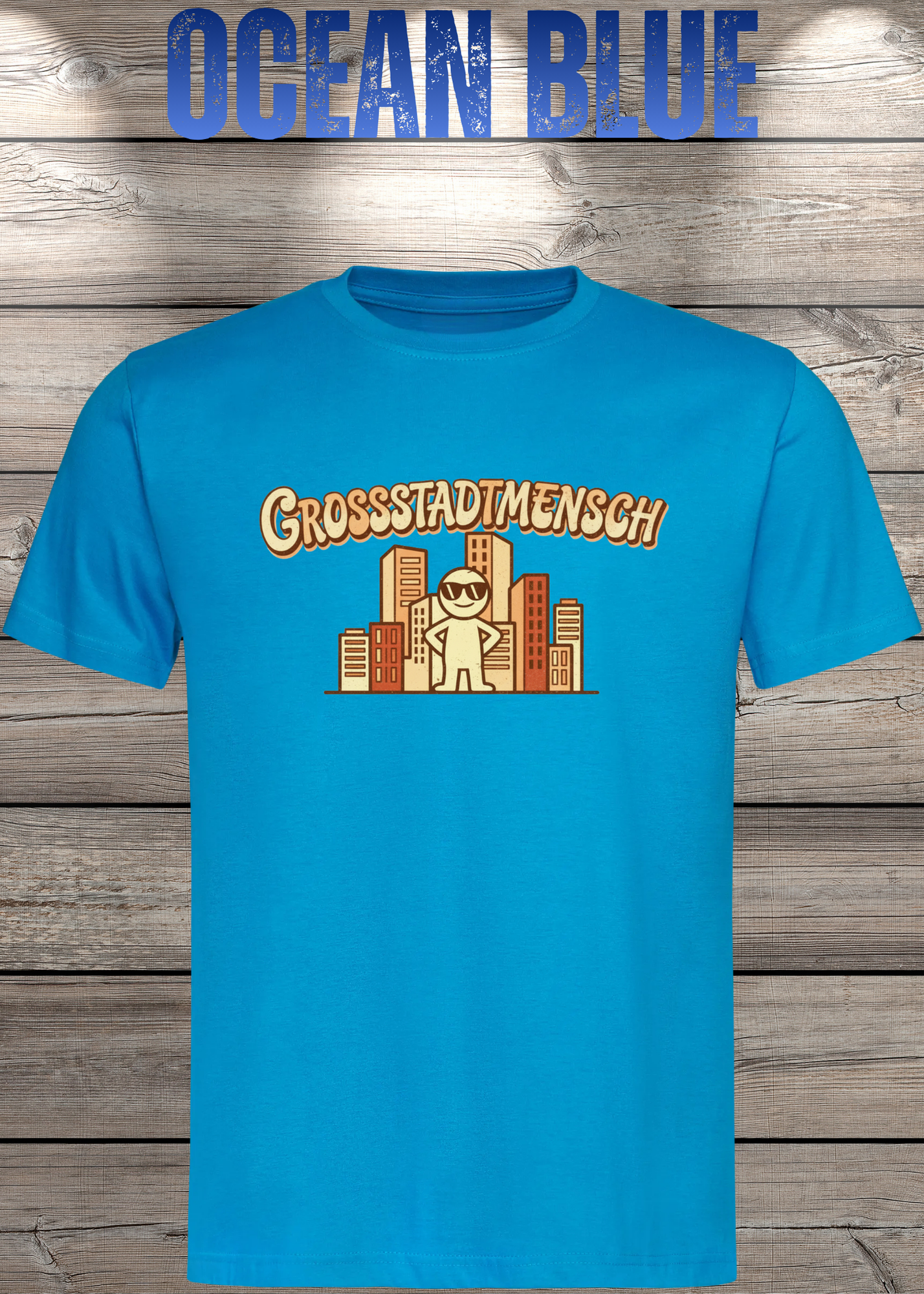 T-Shirt 'Großstadtmensch' - Witziges City-Shirt für Stadtliebhaber