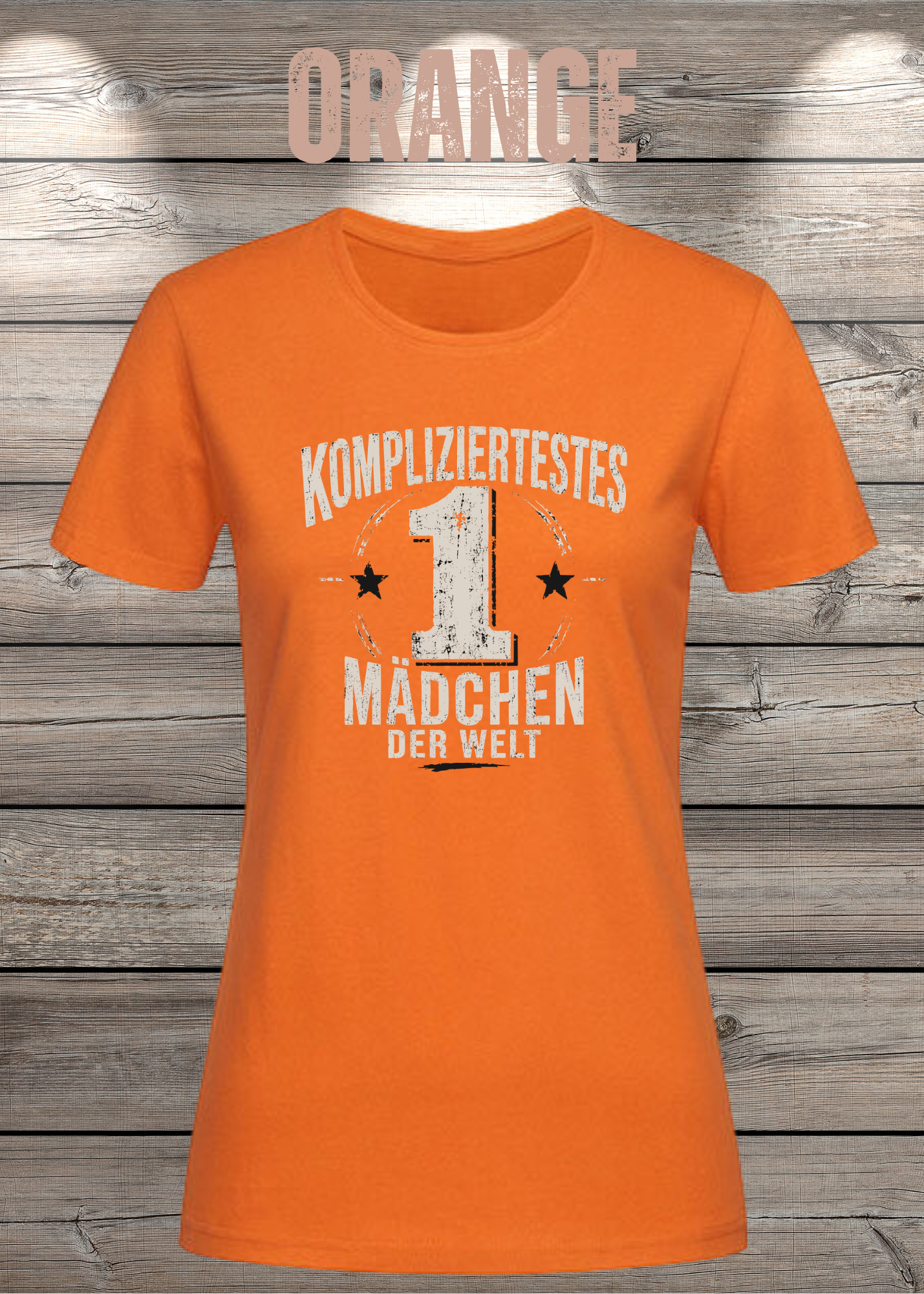 Kompliziertestes Mädchen der Welt – Lustiges Damen T-Shirt | Witziges Statement Shirt