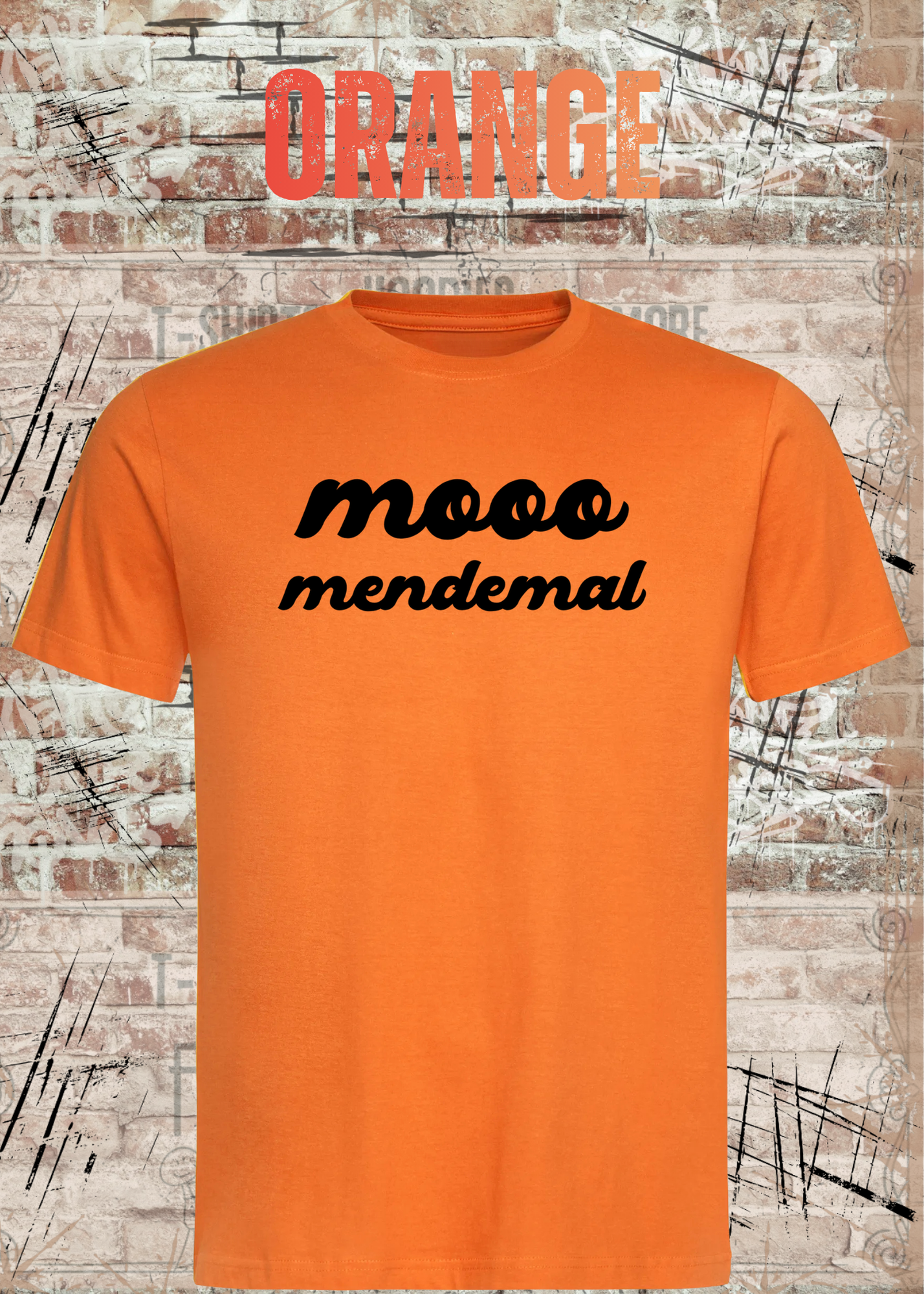Mooo Mendemal – Lustiges Wortspiel T-Shirt Unisex