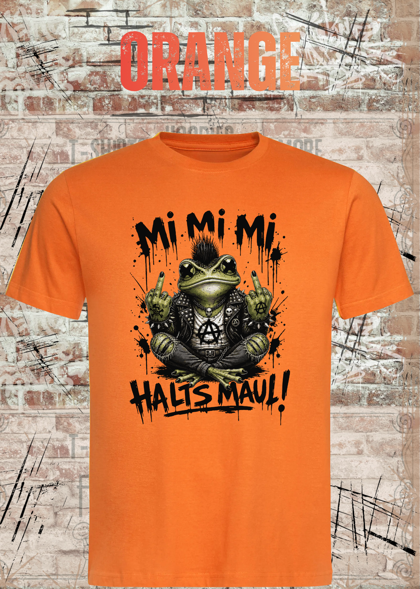 Motz-Frosch Fridolin T-Shirt – Mi Mi Mi Halt’s Maul Punk Shirt