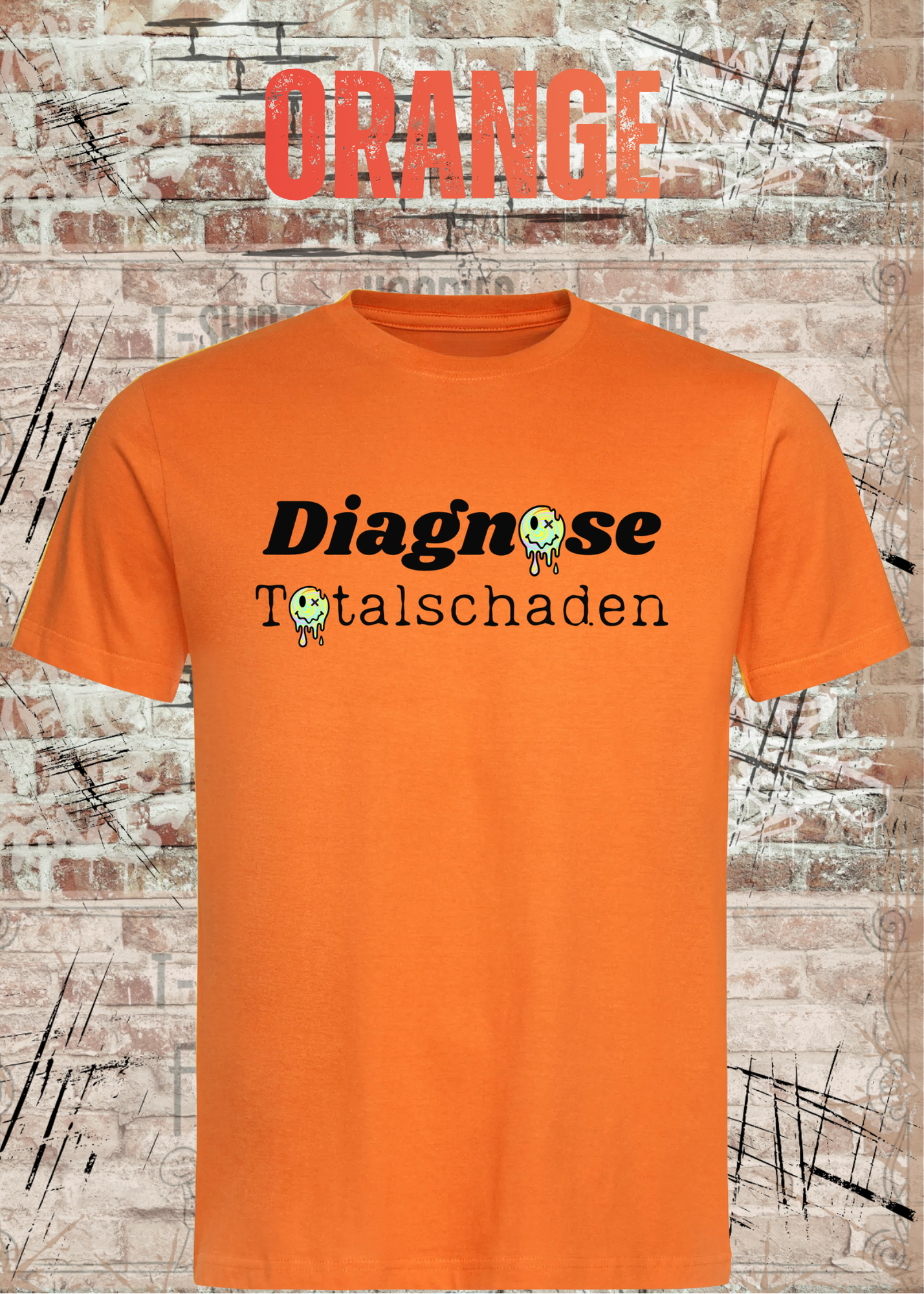 Diagnose Totalschaden – Lustiges T-Shirt mit schwarzem Humor