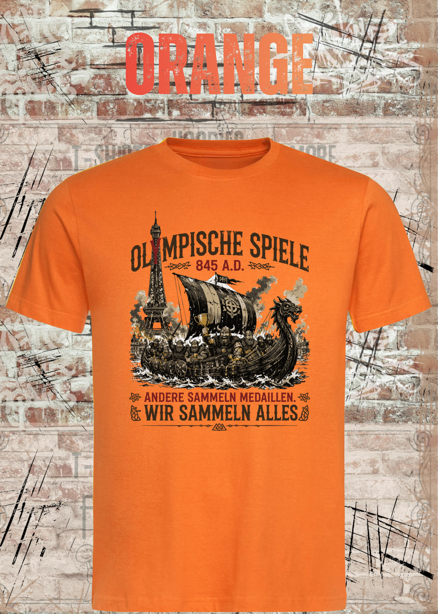Olympische Spiele 845 A.D. Wikinger T-Shirt – Andere sammeln Medaillen wir sammeln alles Unisex