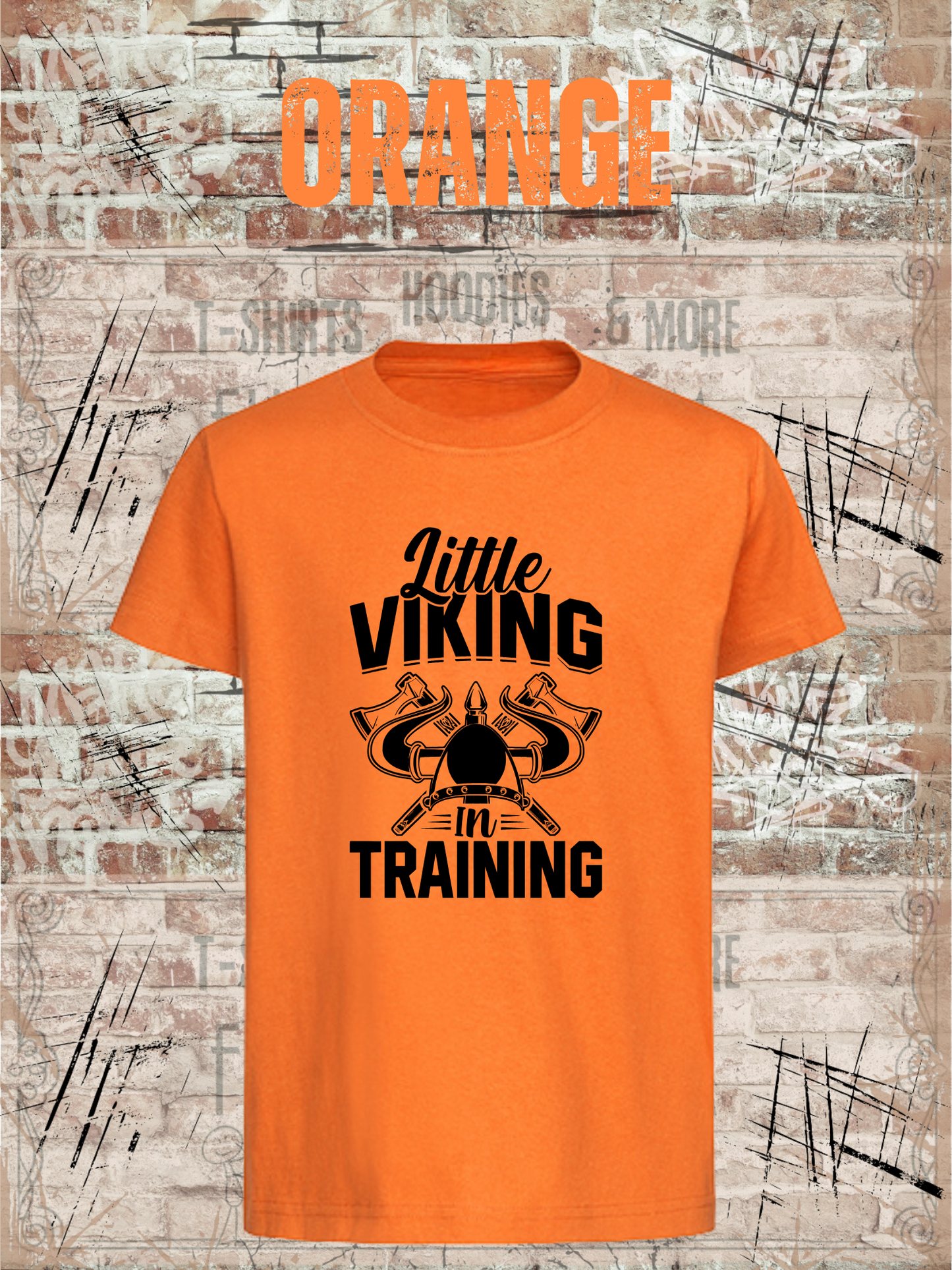 Kinder T-Shirt Little Viking in Training - Wikinger Shirt für Jungen & Mädchen