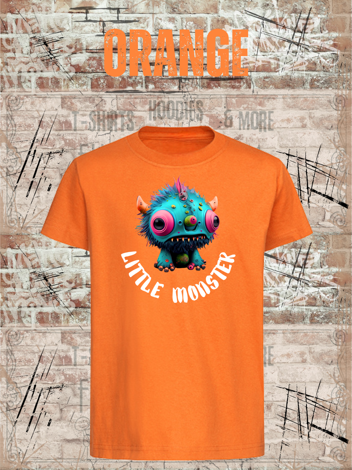 Kinder T-Shirt Little Monster - Süßes Monster Shirt für Kids