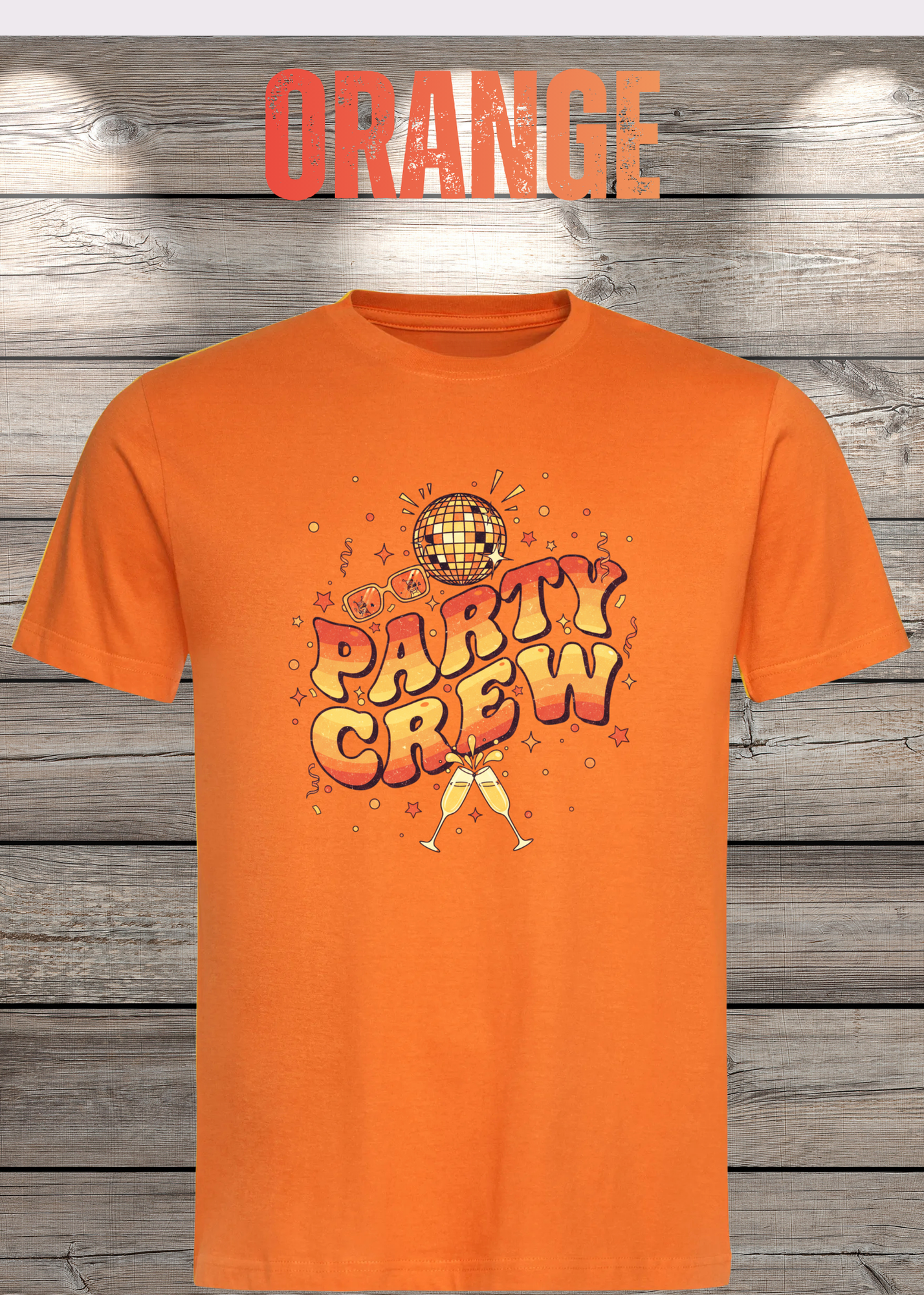 T-Shirt 'Party Crew' - Witziges Party-Shirt für echte Feierlöwen