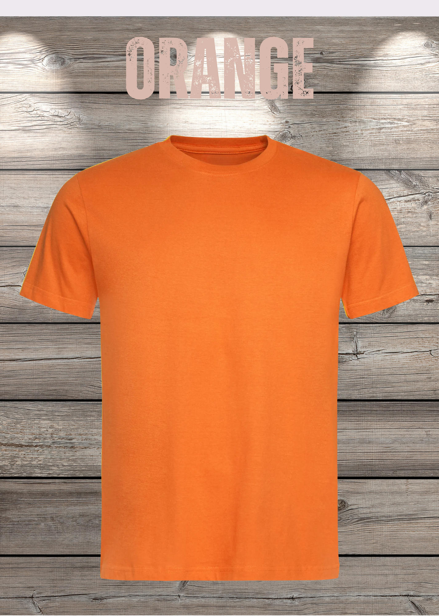 Orange Männer/ Unisex T Shirt