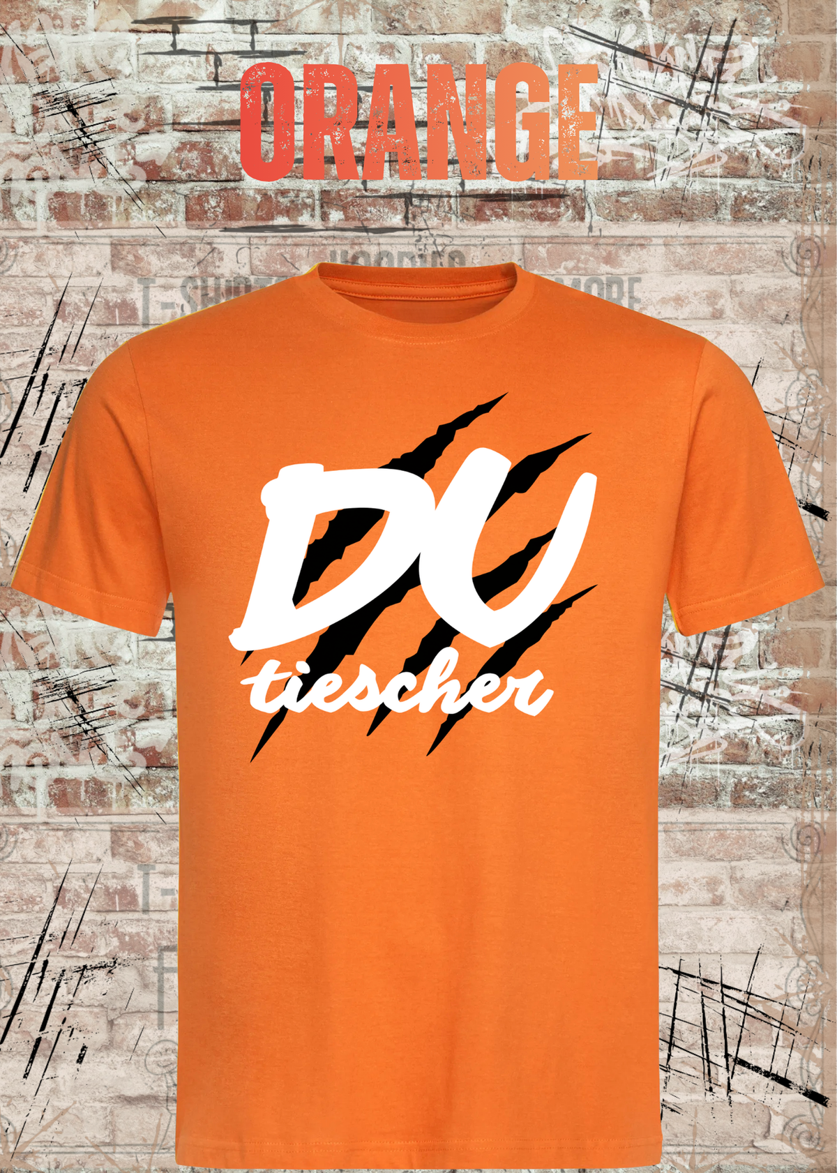 Du Tiescher – Freches Dialekt T-Shirt | Rockiges Statement Shirt | FunnyZoom