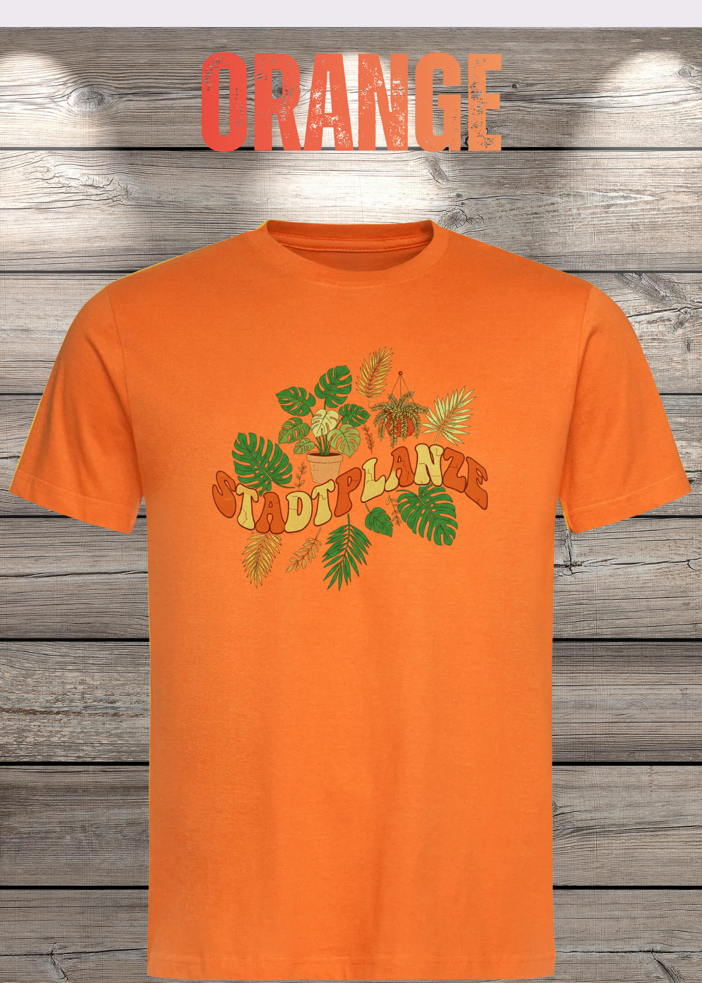 T-Shirt 'Stadtpflanze' - Witziges Spruch-Shirt für Urban-Naturliebhaber