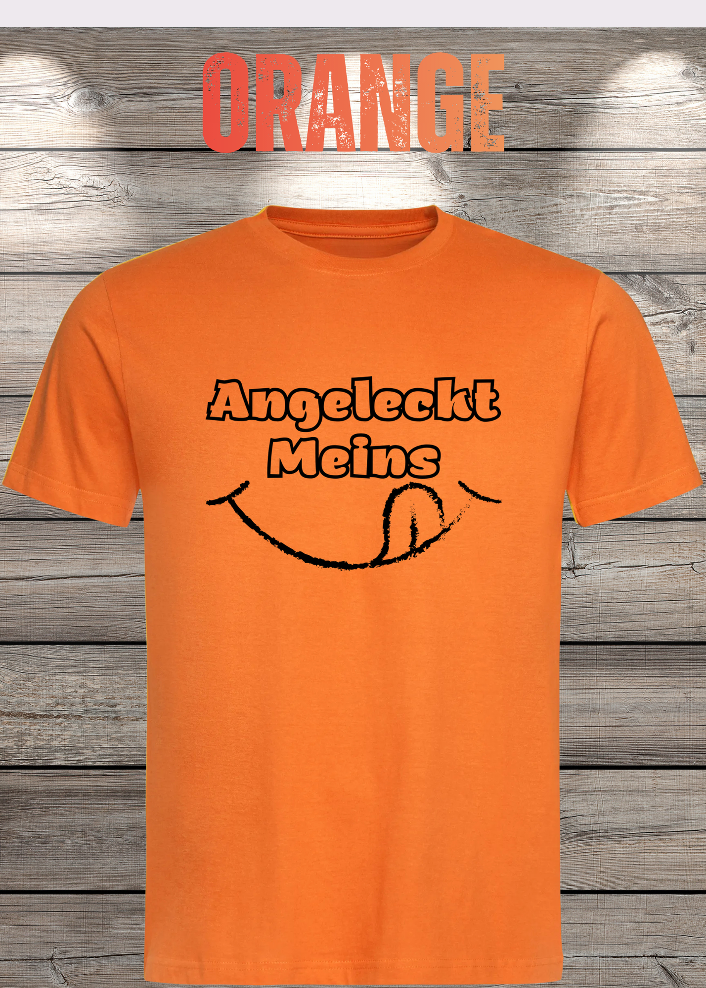 T-Shirt Angeleckt Meins - Lustige Sprüche Geschenkidee - Geburtstag Freizeit Unisex viele Farben
