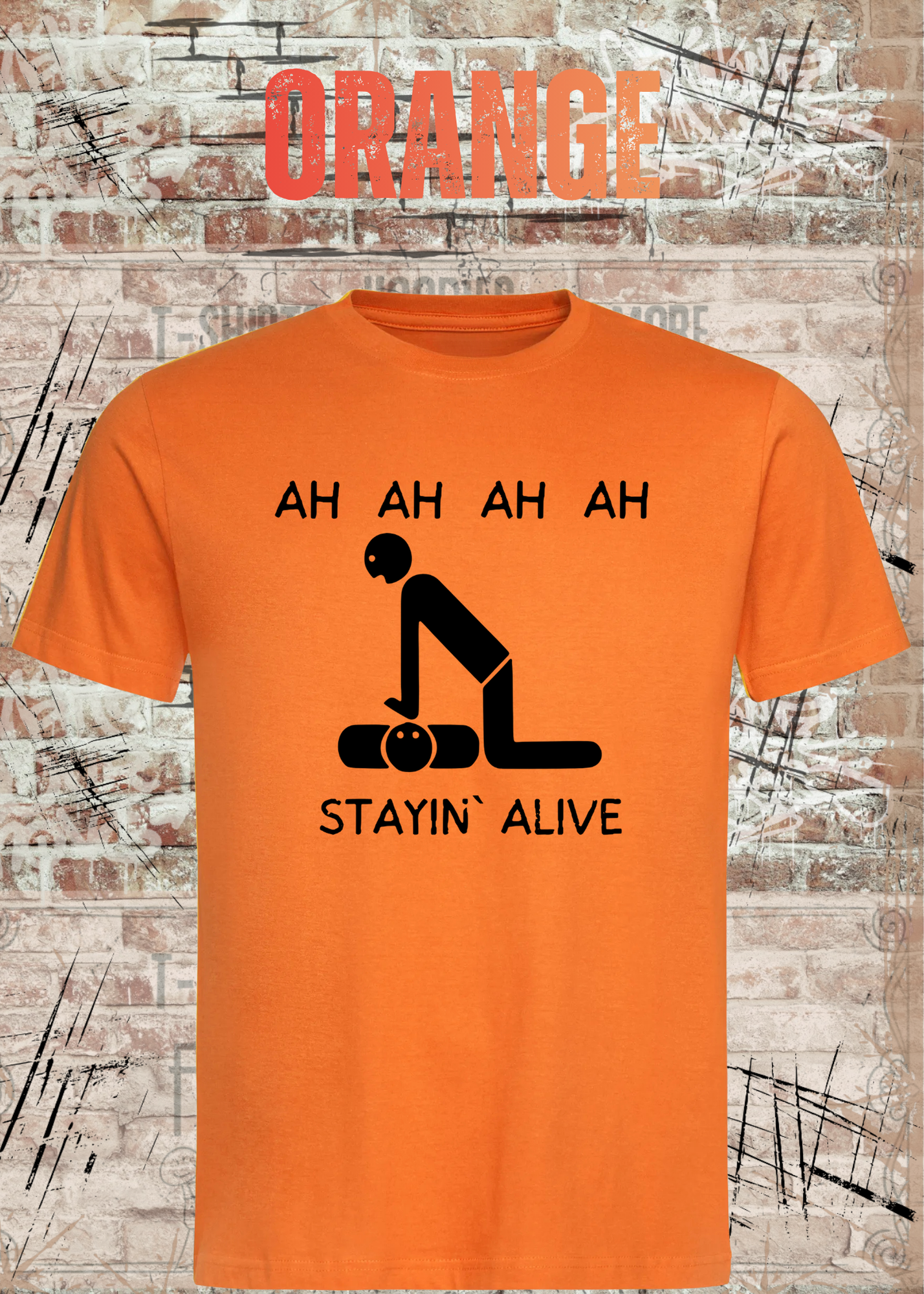 Stayin Alive T-Shirt – Lustiges Rettungsdienst & Krankenpflege Shirt Geschenk