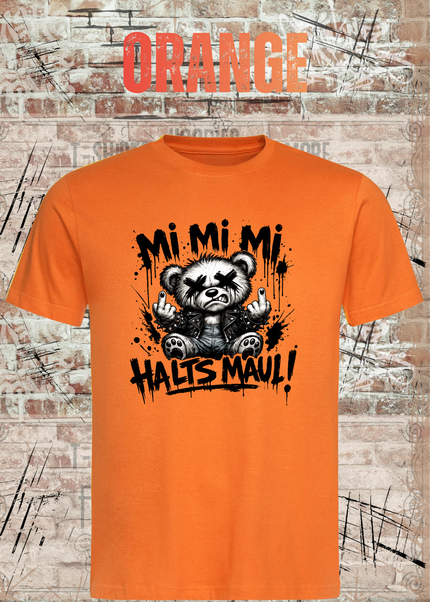 Mi Mi Mi Halt’s Maul T-Shirt – Frecher Teddy Spruch Unisex