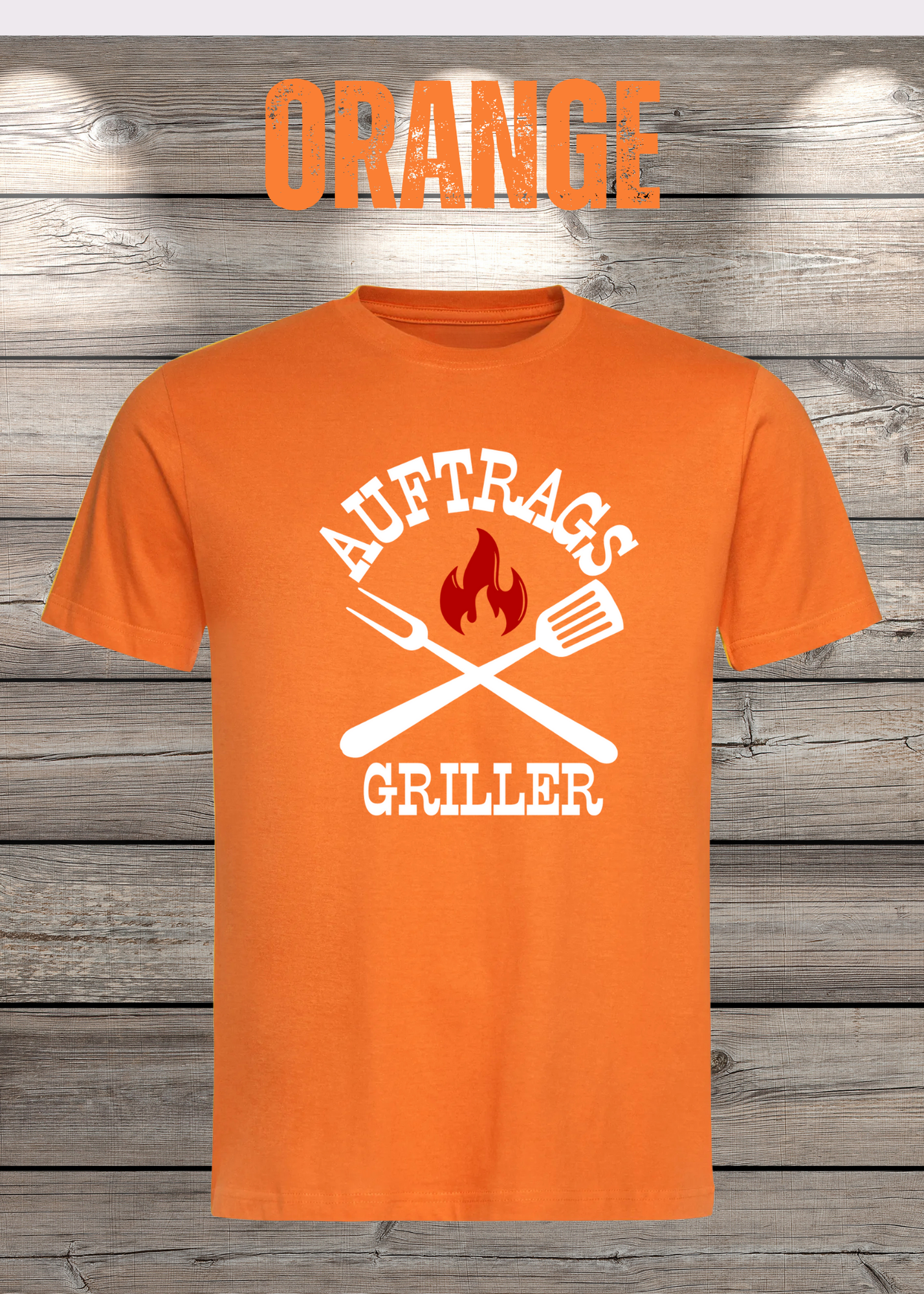 T-Shirt Auftrags-Griller Geschenkidee für Grillmeister Witziges T-Shirt mit Spruch Lustiges Unisex T-Shirt BBQ