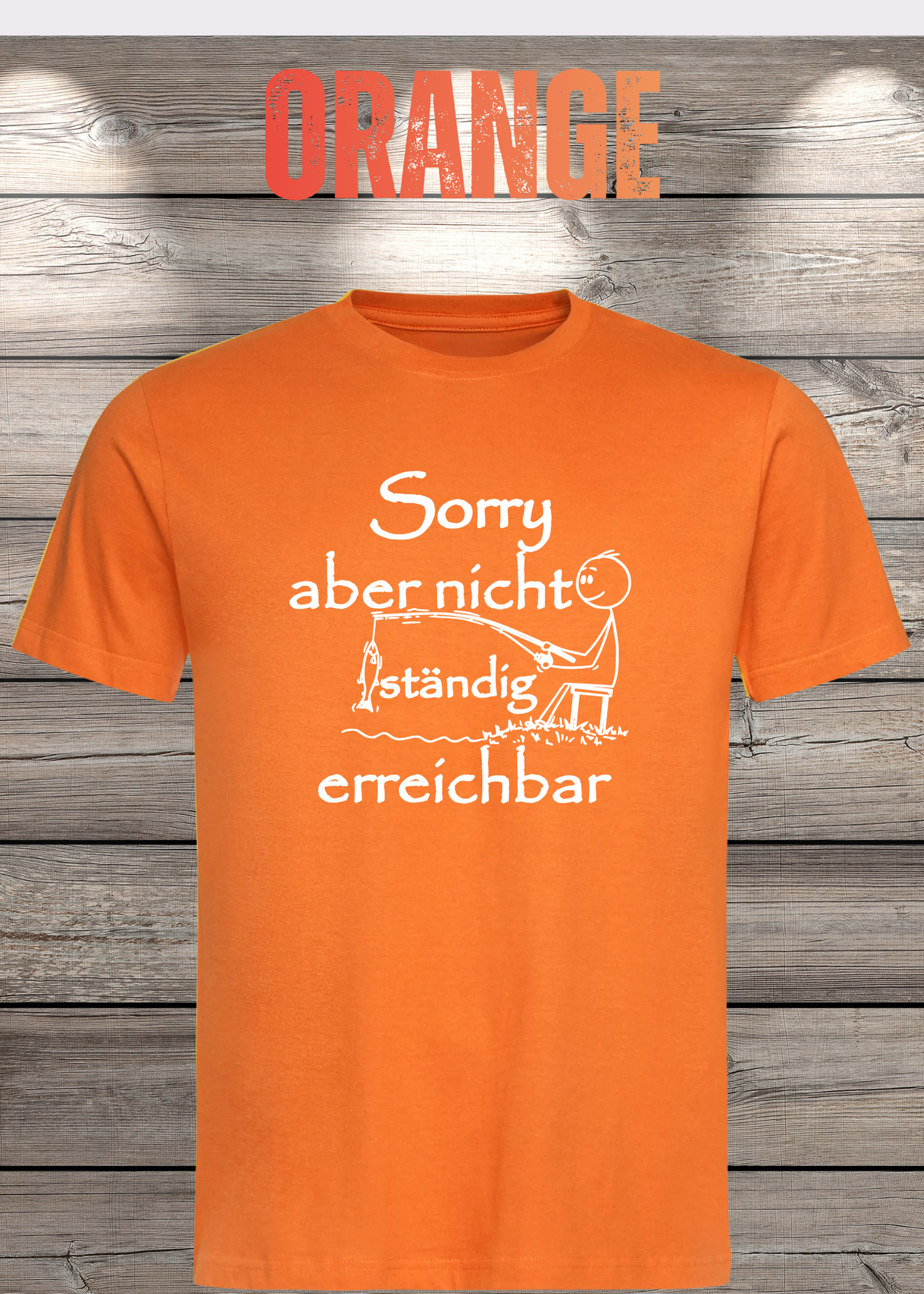 T-Shirt 'Sorry aber nicht ständig erreichbar' - Witziges Spruch-Shirt für Grenzensetzer
