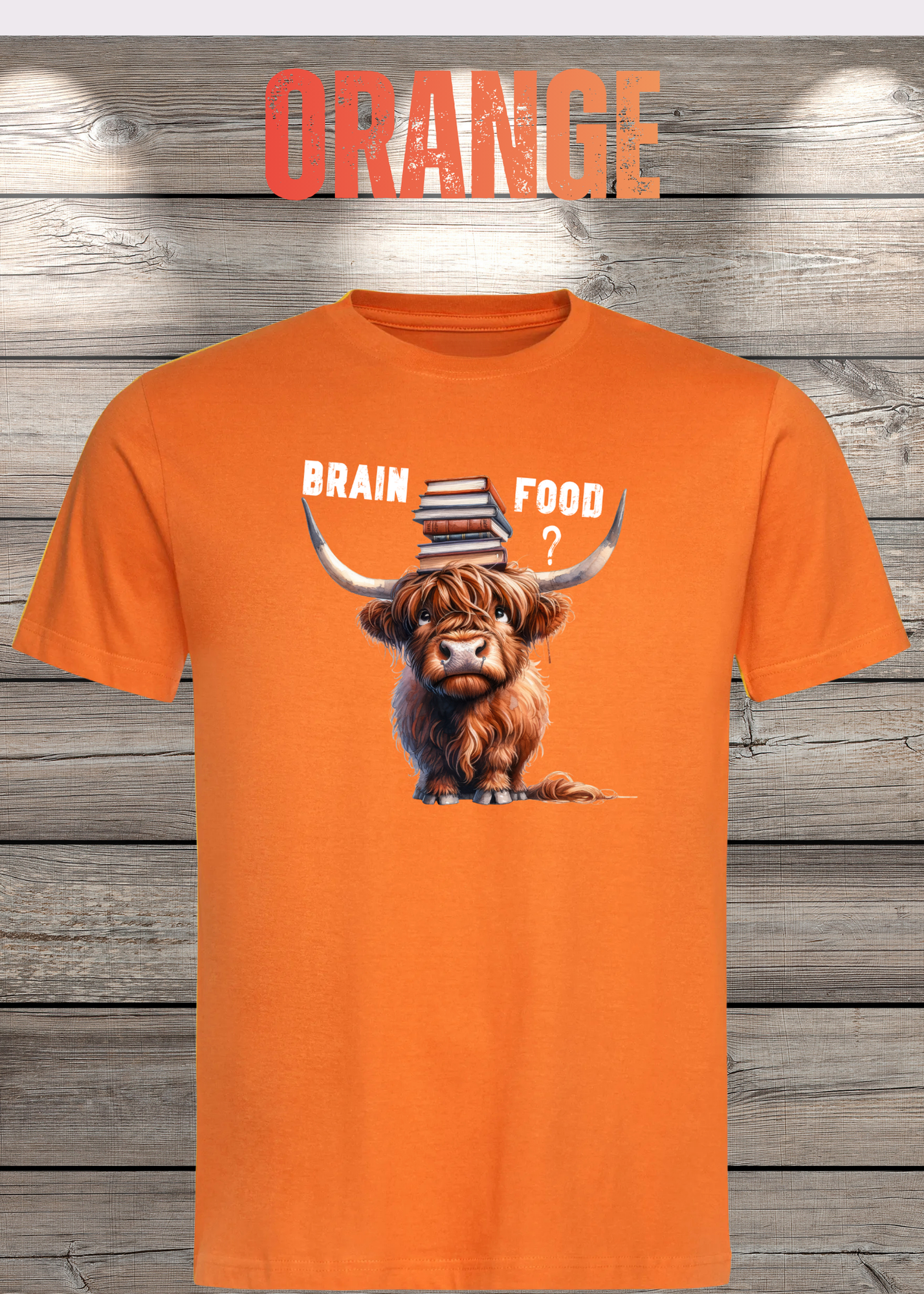Highland Kuh Unisex T-Shirt Brain food?