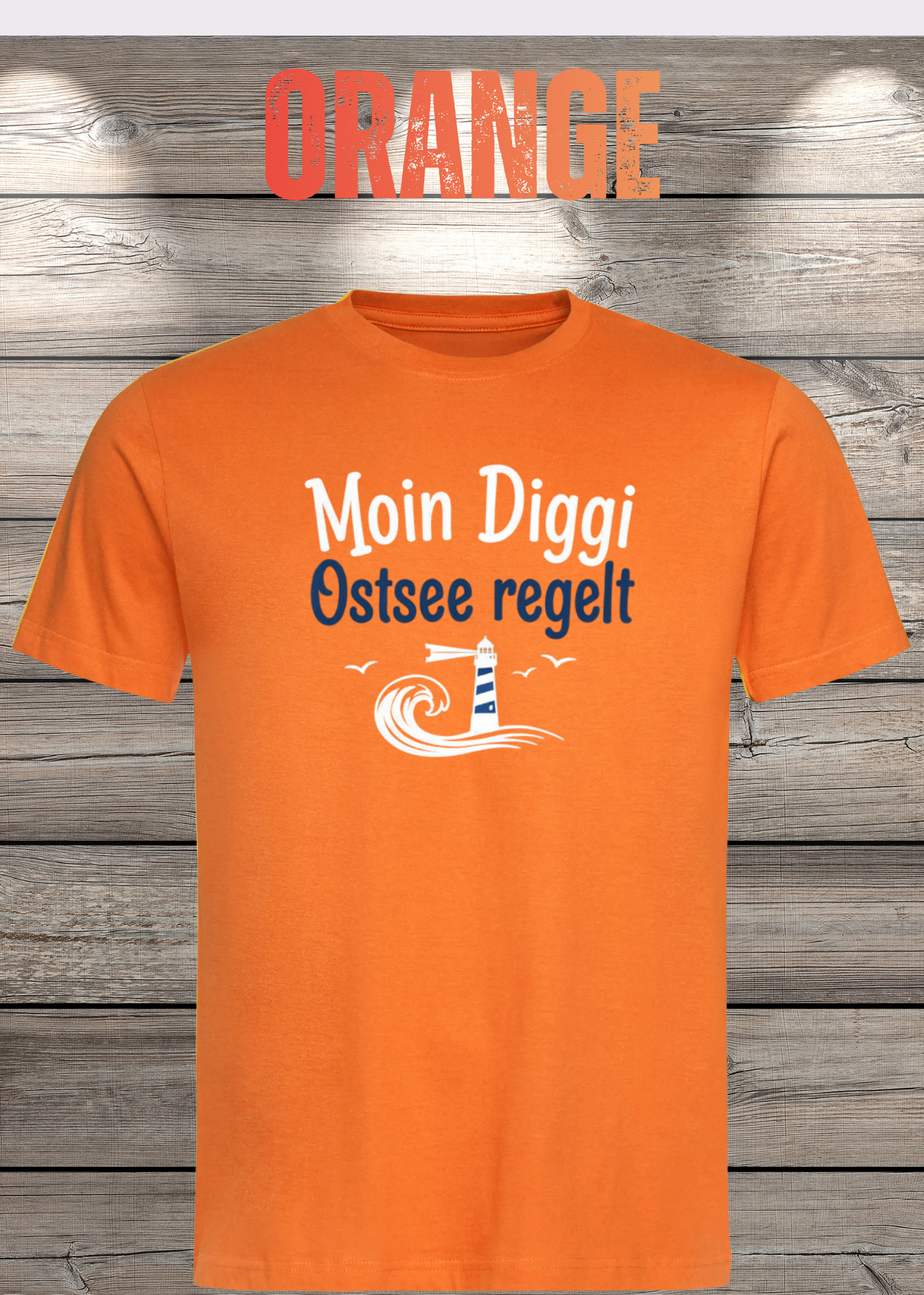 Unisex T-Shirt Moin Diggi Ostsee regelt