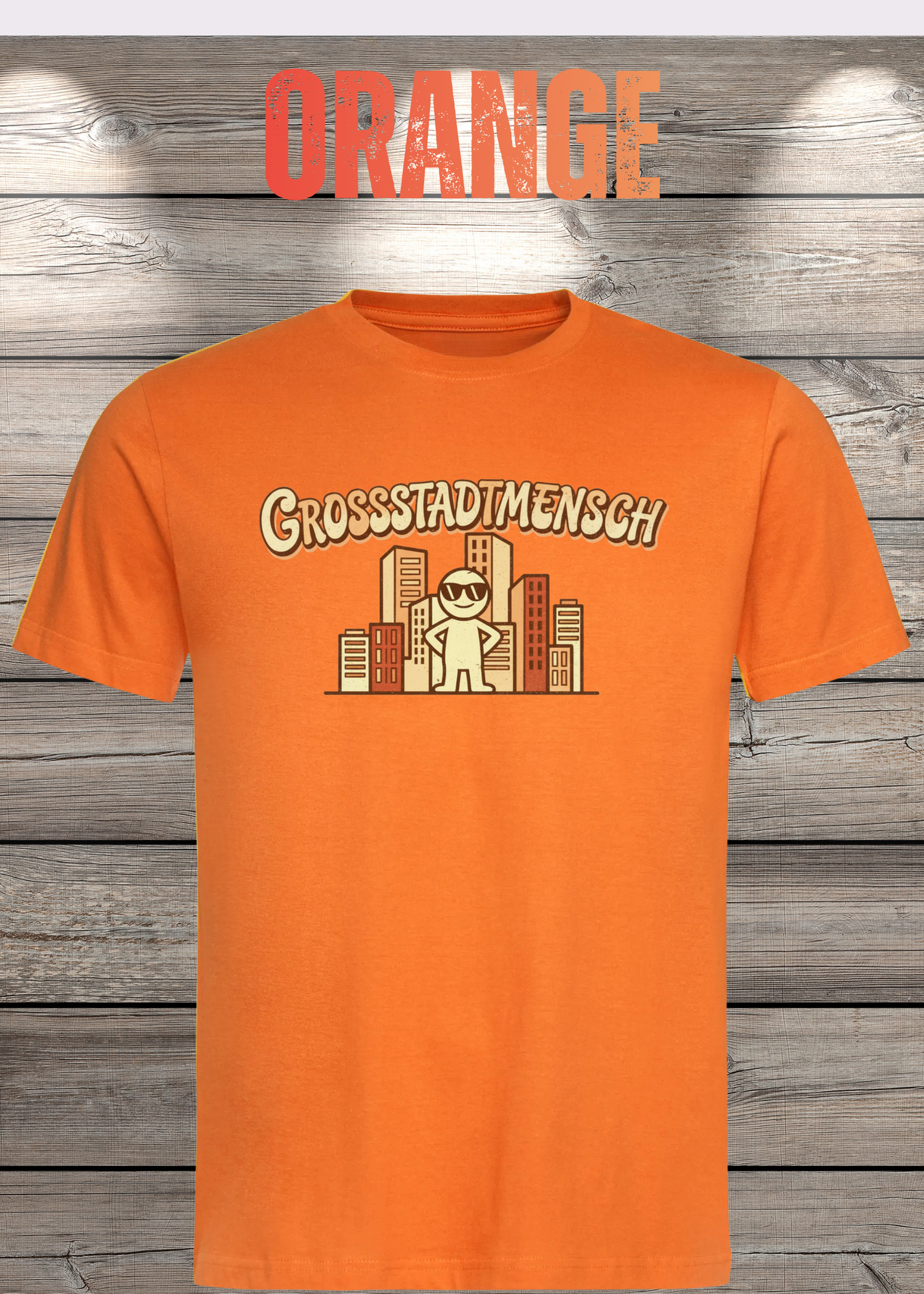 T-Shirt 'Großstadtmensch' - Witziges City-Shirt für Stadtliebhaber