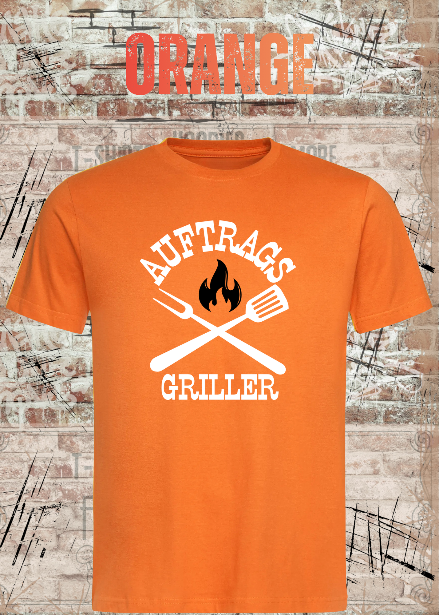 Auftrags-Griller T-Shirt – Witziges BBQ Shirt für Grillmeister & Grillfans